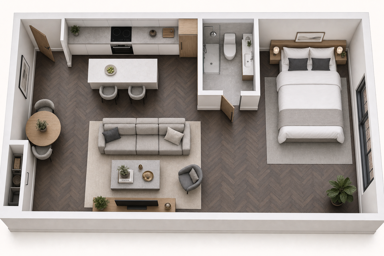 Fully Managed S1 Sheffield City Centre Apartment – 6% Rental Yie, Fully Managed S1 Sheffield City Centre Apartment - 6% Yields, Sheffield floorplan