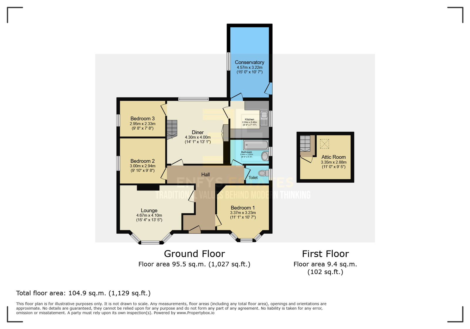 Plas Bach, Conwy floorplan