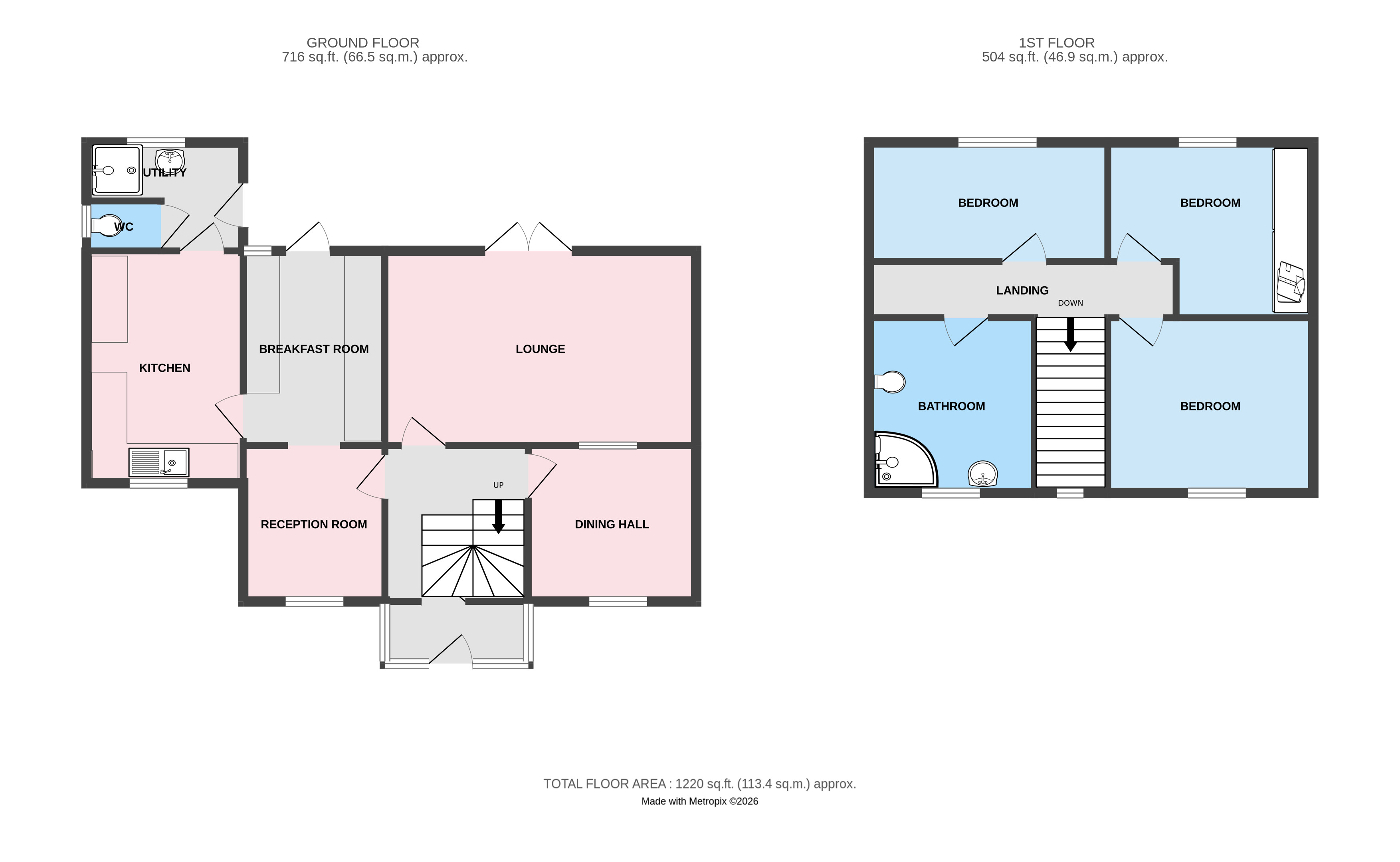 88, School Road, Telford floorplan