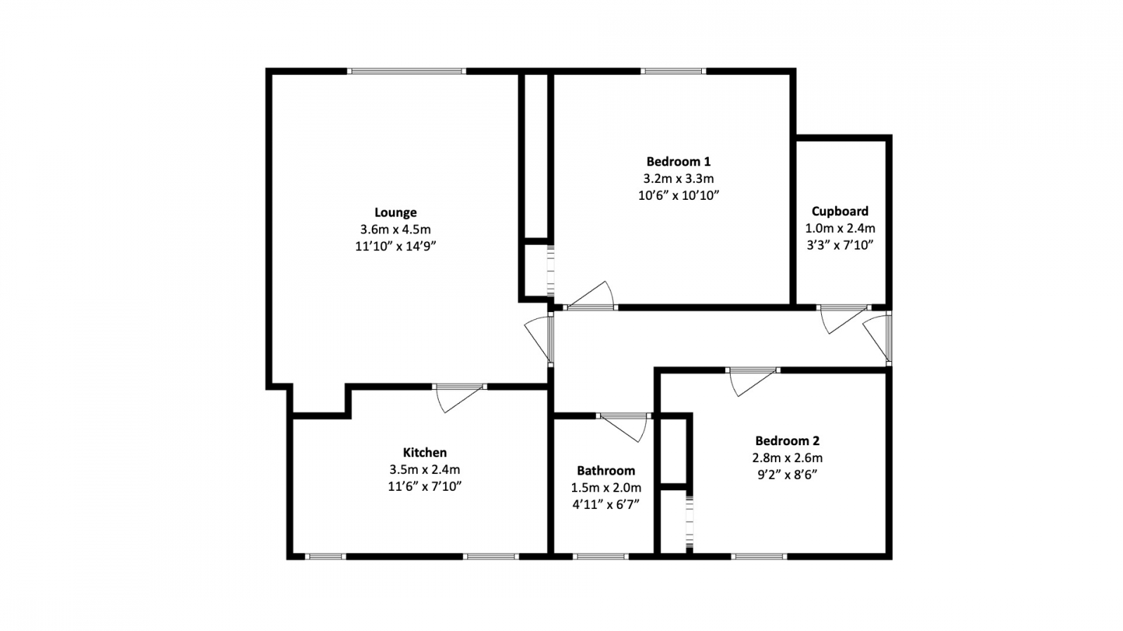 28 Adamson Street, Mossend, Bellshill floorplan