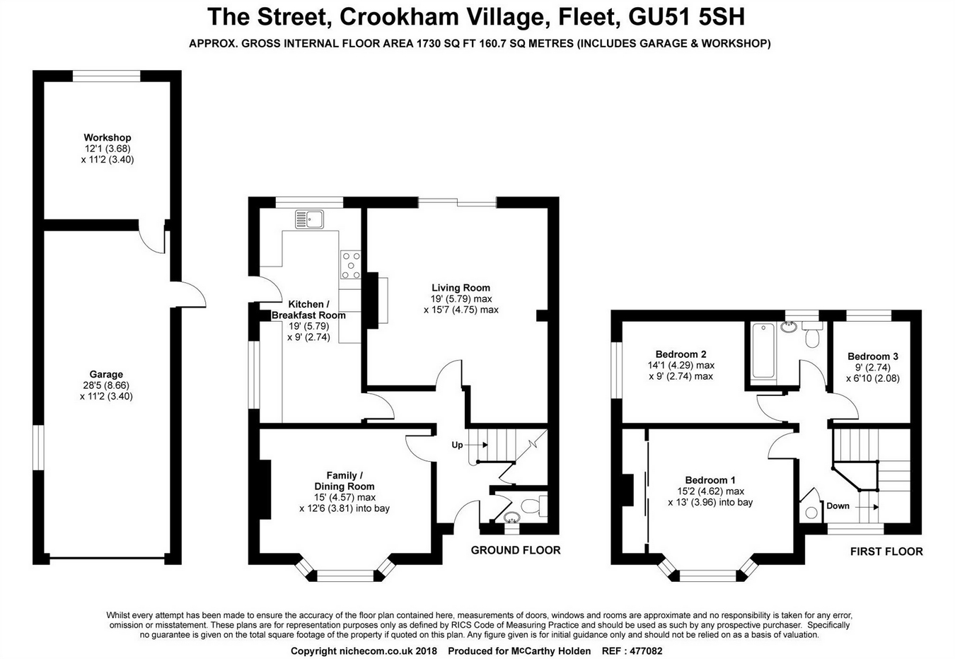 3 Bedrooms Semi-detached house for sale in The Street, Crookham Village, Fleet GU51