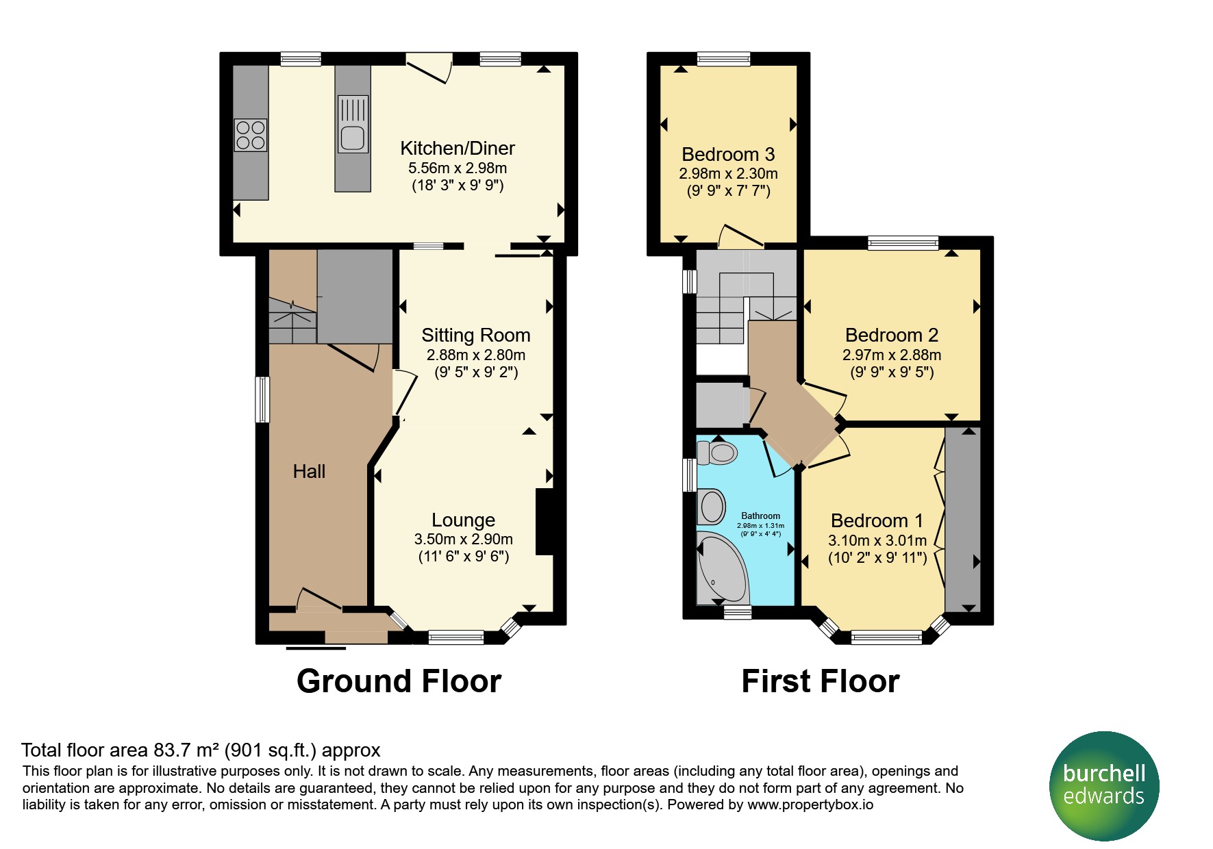 160, Parkdale Road, Birmingham floorplan