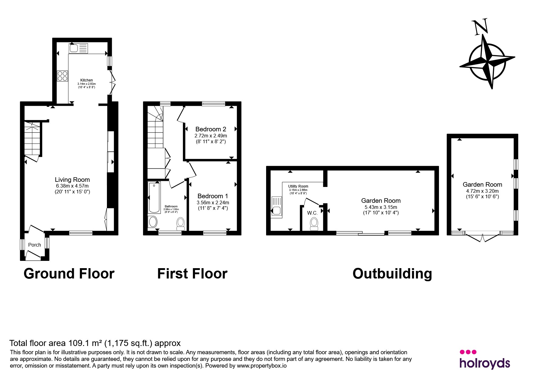 58, Wheathead Lane, Keighley floorplan