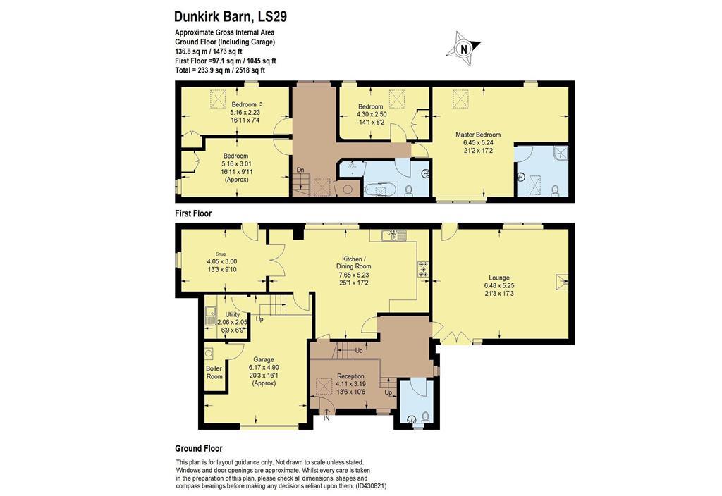 4 Bedrooms Barn conversion to rent in Denton, Ilkley LS29