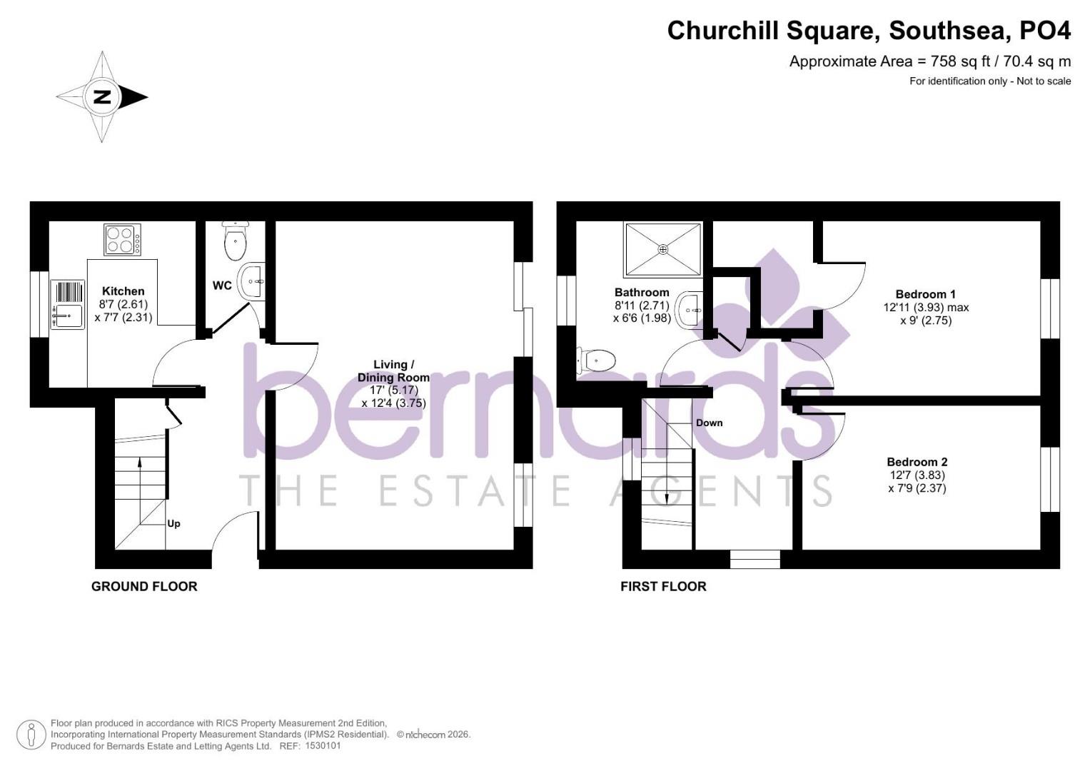 Churchill Square, Southsea floorplan