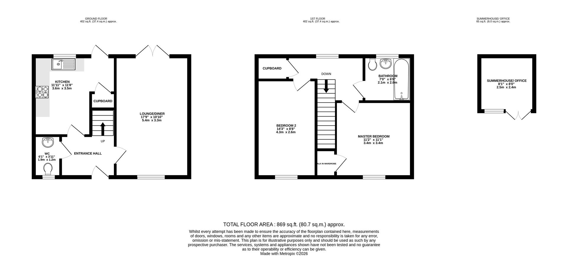 30, Orchard Way, Weymouth floorplan