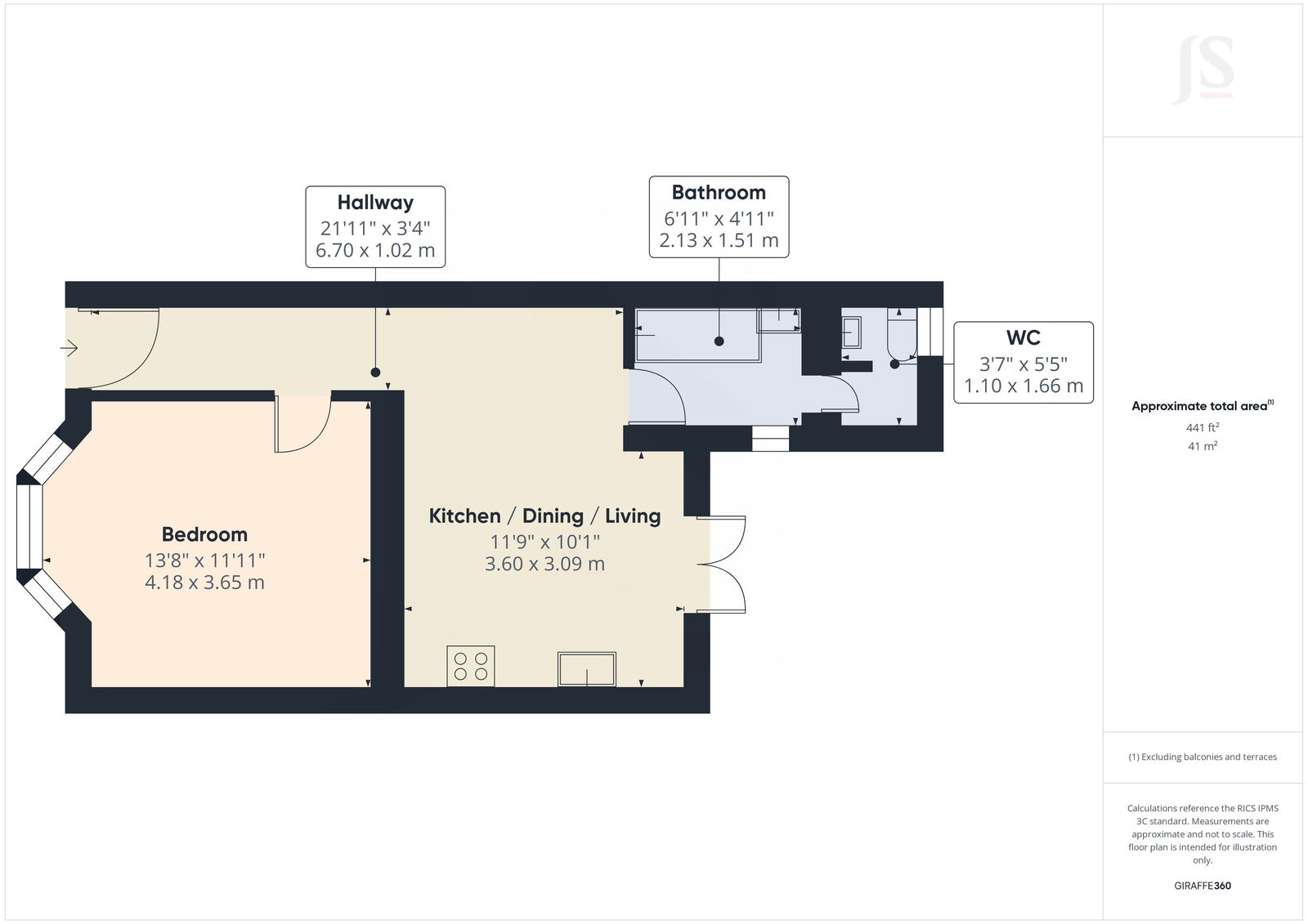 Buckingham Street, Brighton, BN1 3LT floorplan