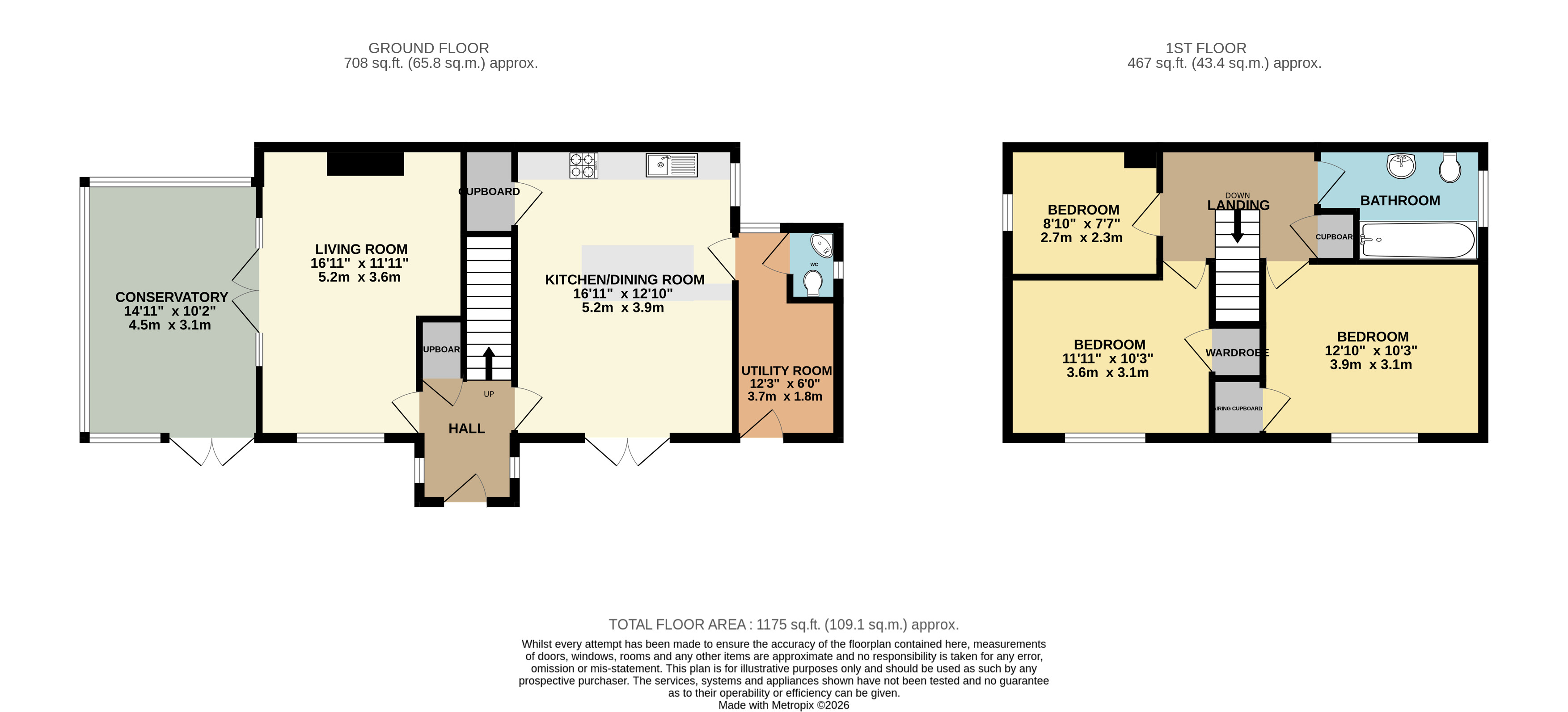 15 Claydon Close, Washford Watchet Somerset, Somerset floorplan