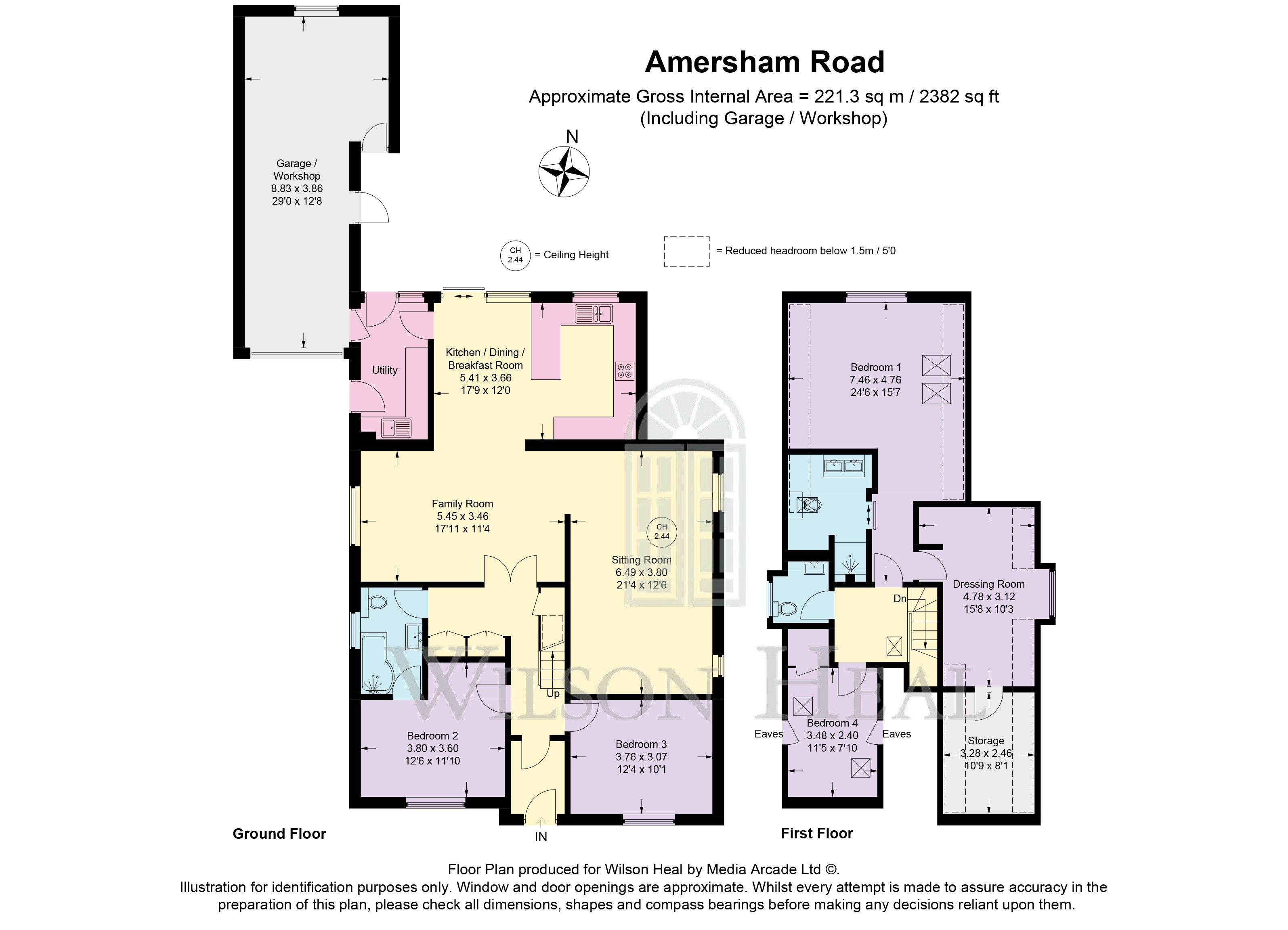 93, Amersham Road, Little Chalfont floorplan