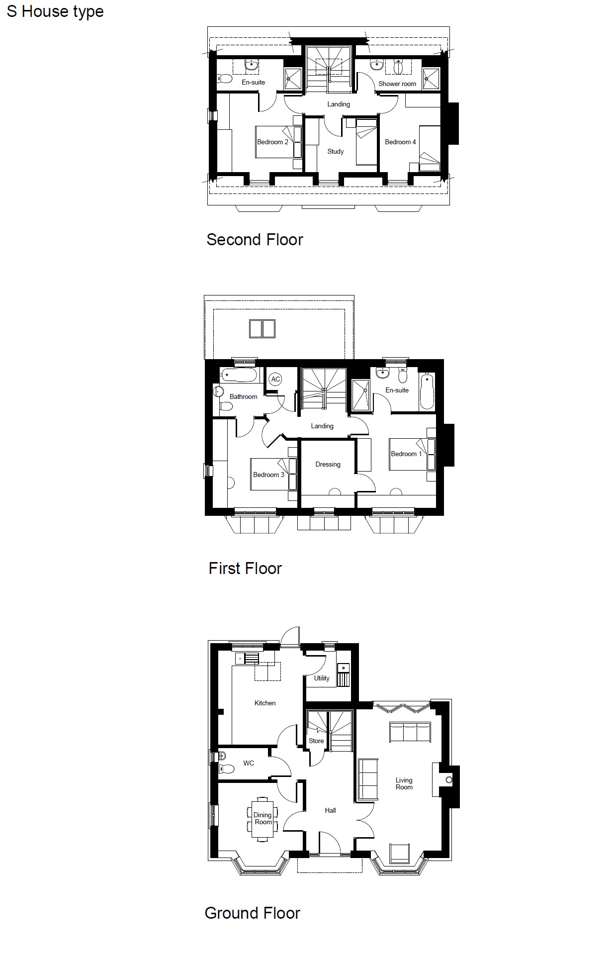 Plot 4 Lyndisfarne, Brookfield Farm Way, Great Dunmow floorplan