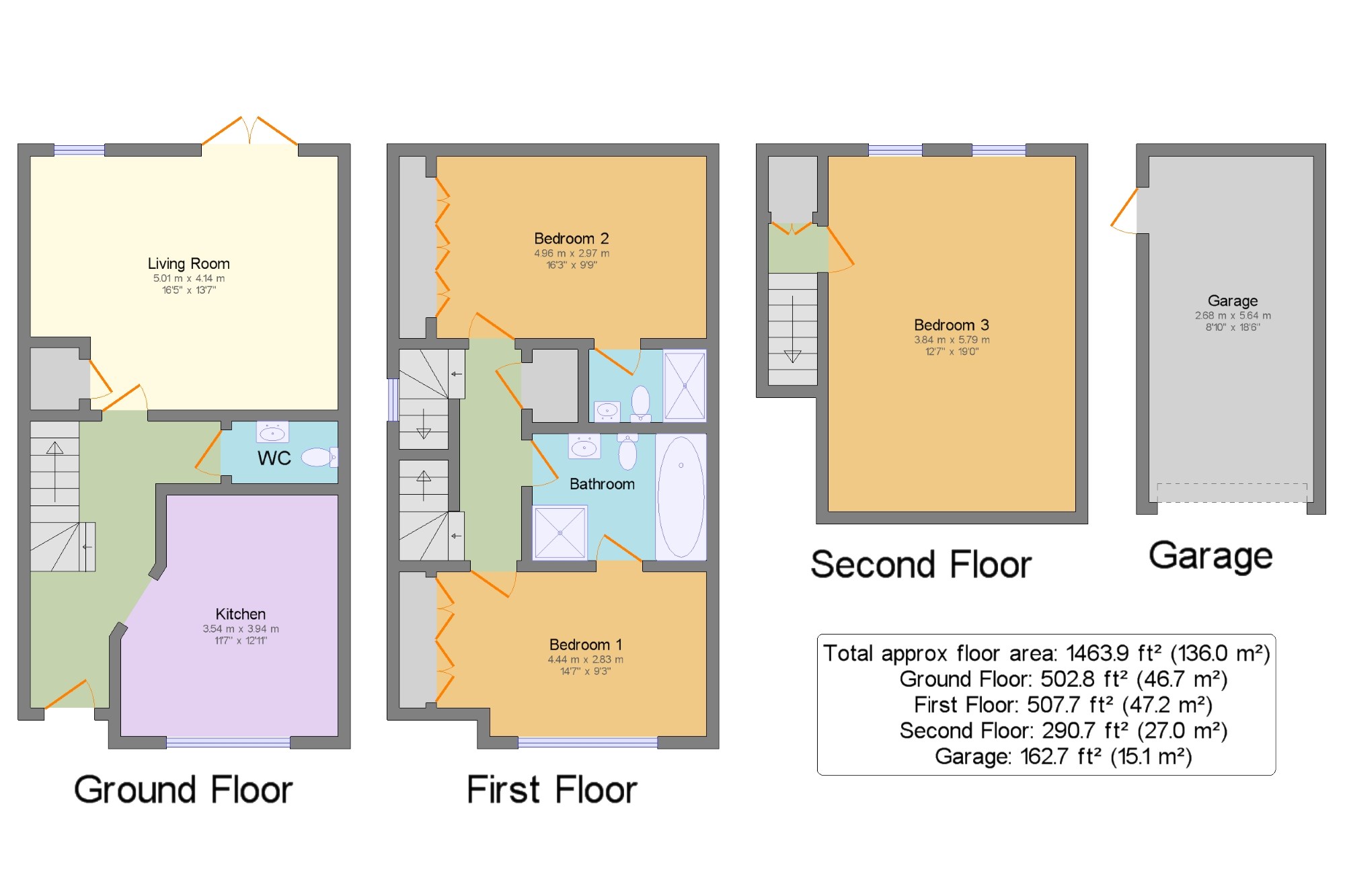 3 Bedrooms Semi-detached house for sale in Roman Way, Boughton Monchelsea, Maidstone, Kent ME17