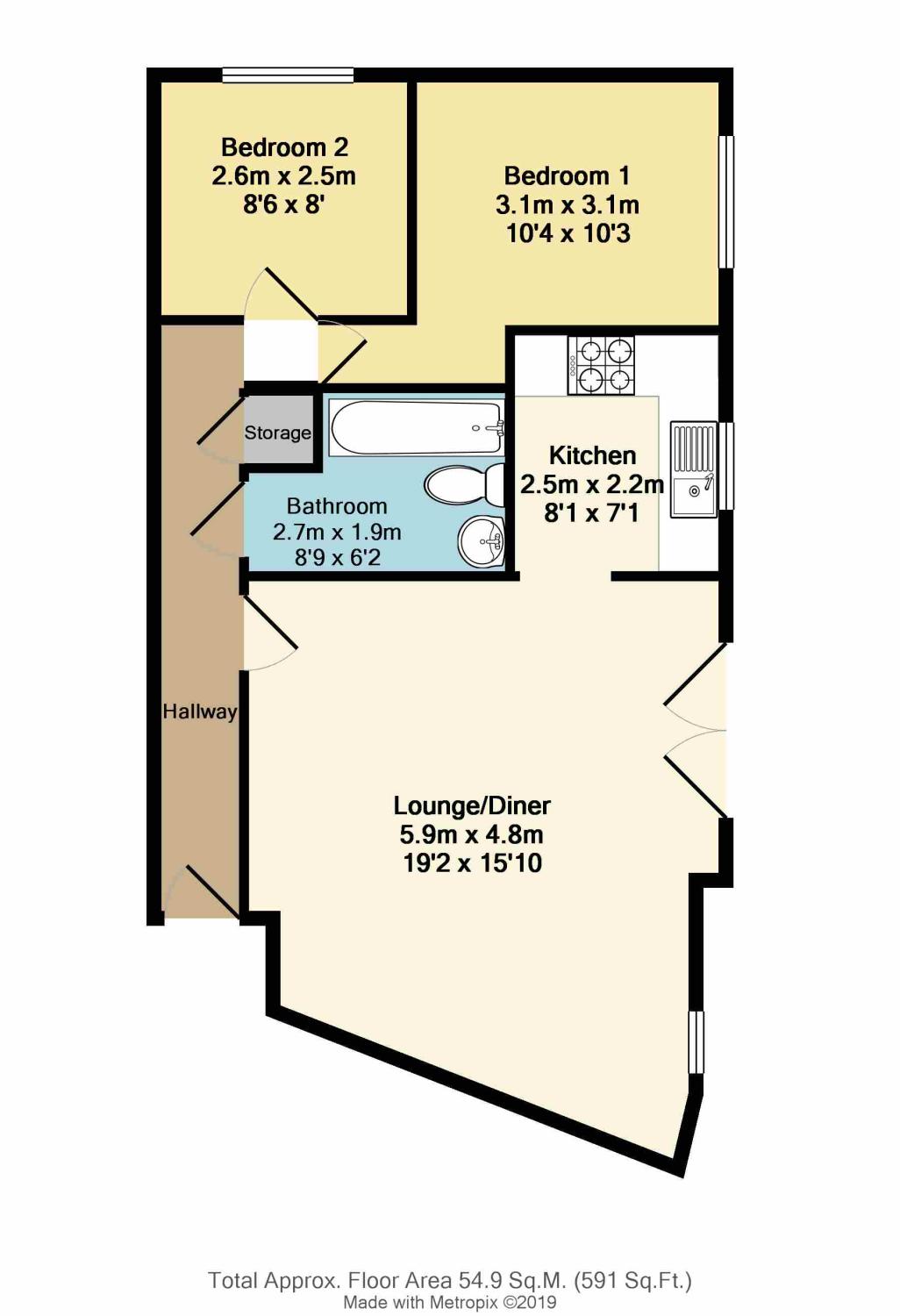 2 Bedrooms Flat for sale in Kyle Close, Renishaw, Sheffield, Derbyshire S21