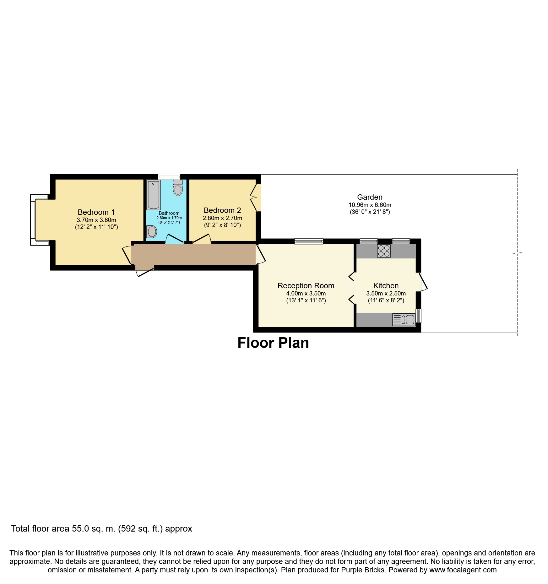 2 Bedrooms Flat for sale in Maybank Road, London E18