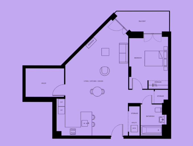 Pearl Yard, 1, Biscuit Walk, London, London floorplan