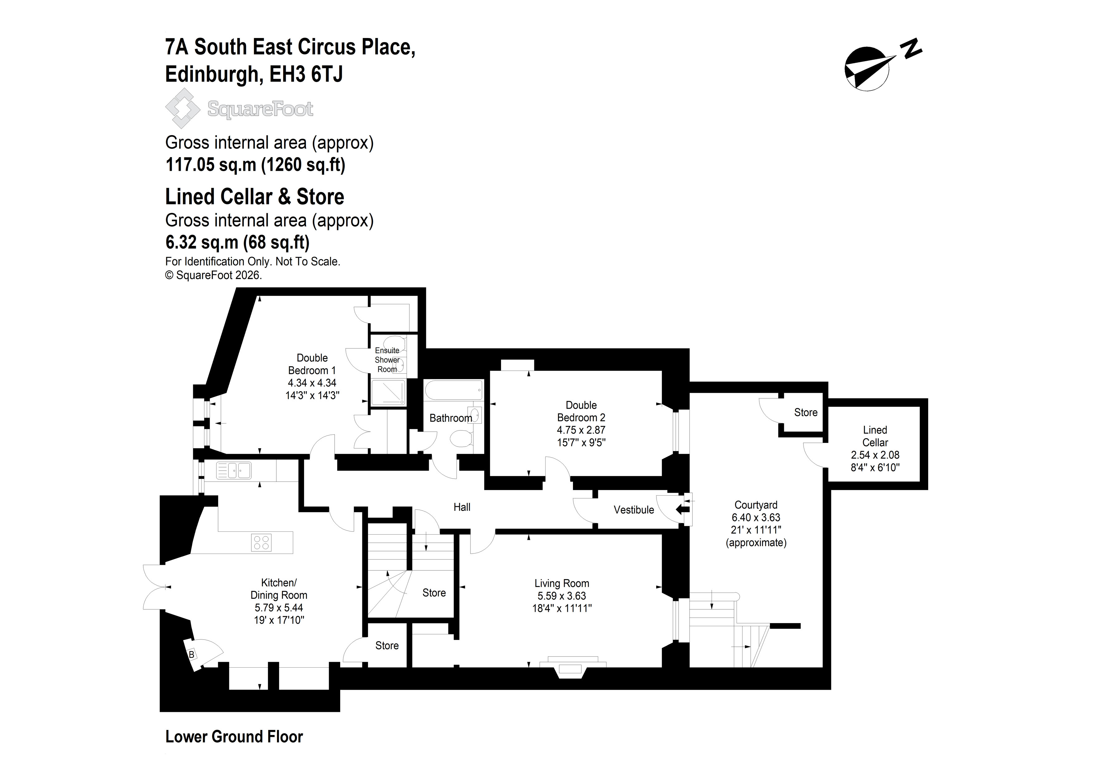 7A,, South East Circus Place, Edinburgh floorplan