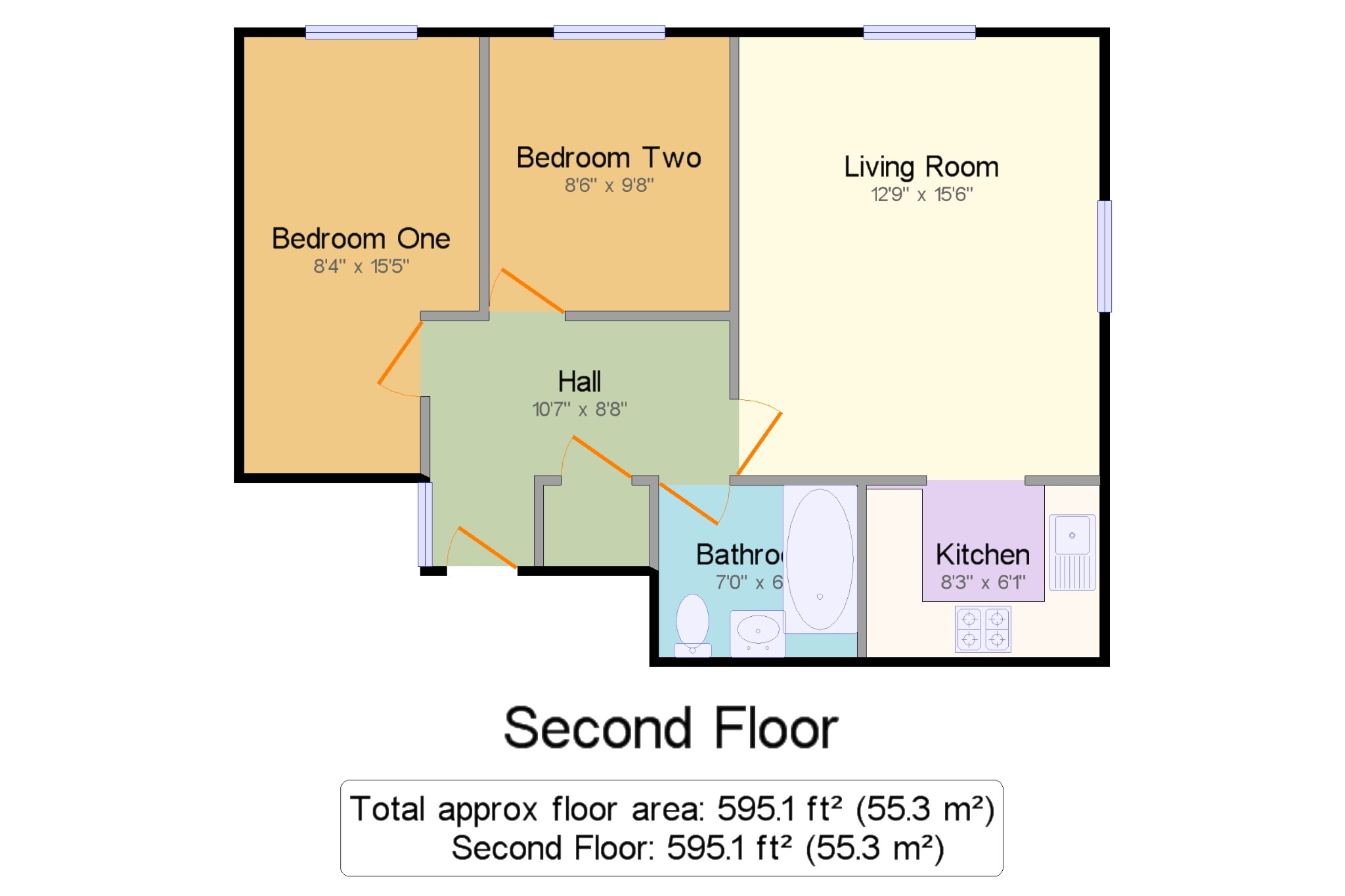 2 Bedrooms Flat for sale in Chapel Hill, Halstead, Essex CO9