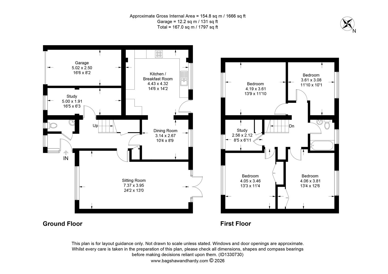 19, West Down, Great Bookham floorplan