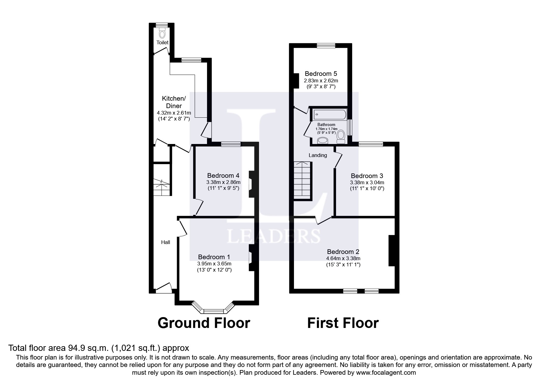 93, Hemingford Road, Cambridge floorplan