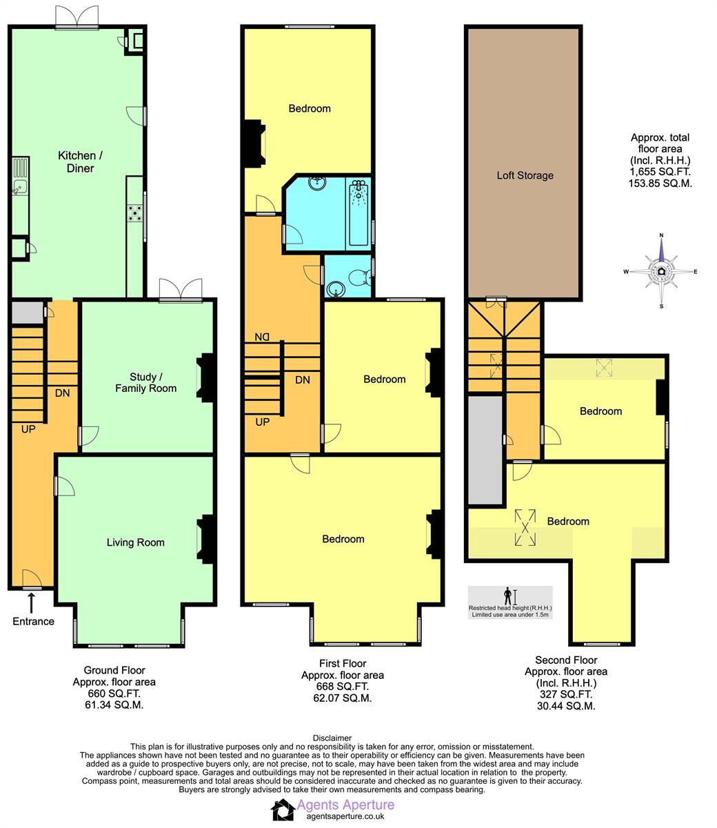 Queens Gardens, Herne Bay floorplan