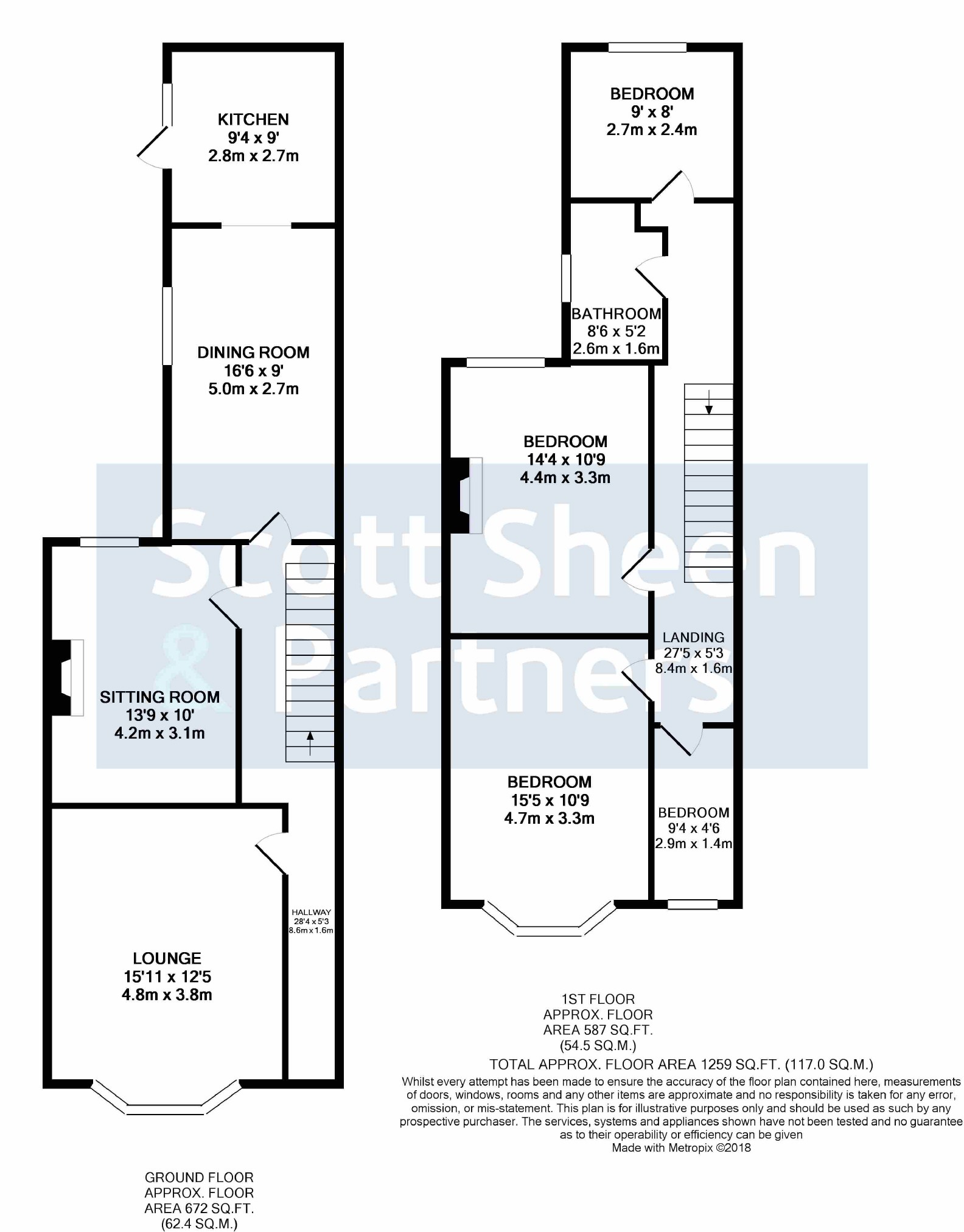 4 Bedrooms Terraced house for sale in The Close, Warwick Road, Clacton-On-Sea CO15