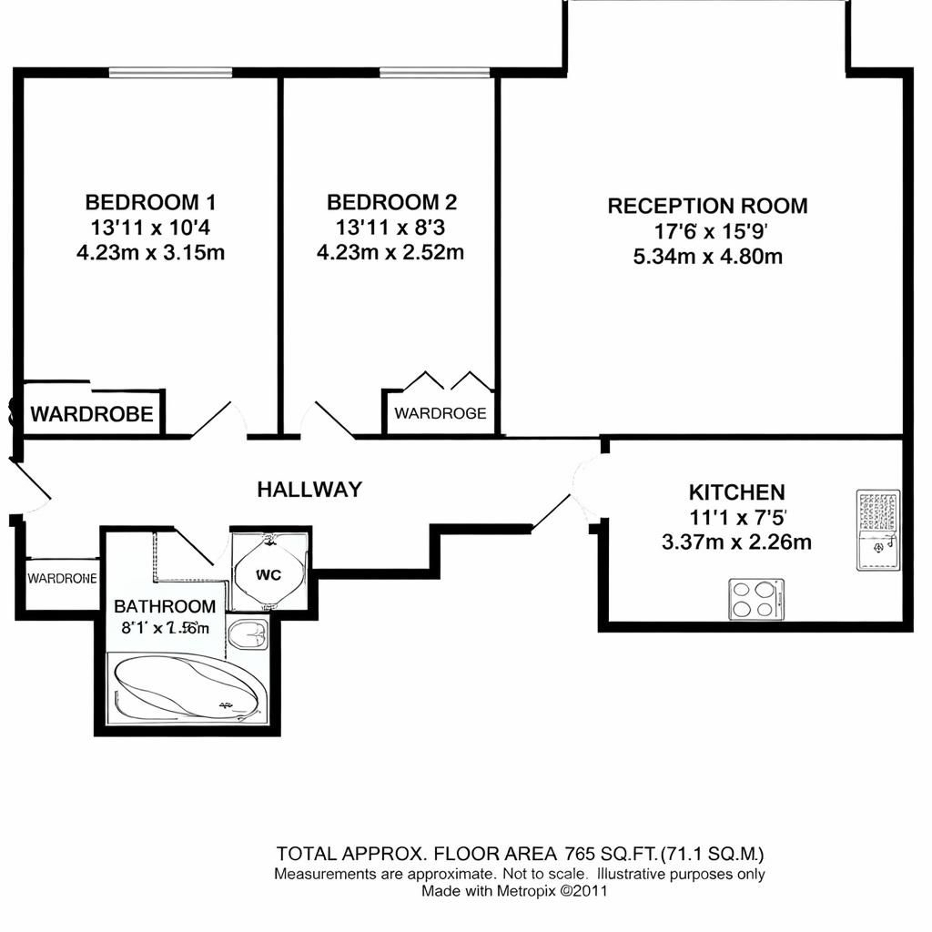 5 Prestonville Court, Dyke Road, Brighton floorplan