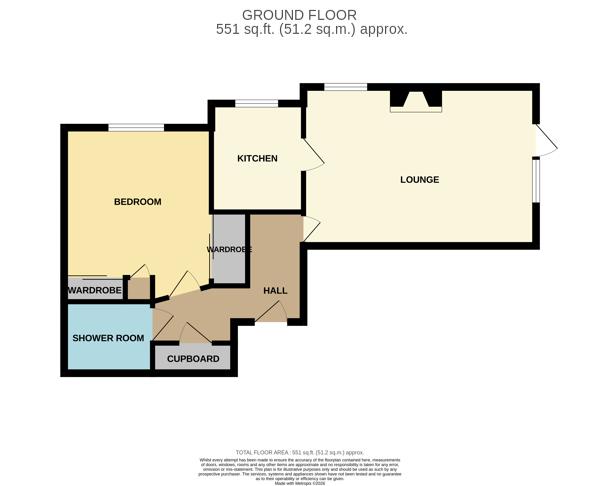8 nightingale lodge, Padnell Road, Waterlooville floorplan