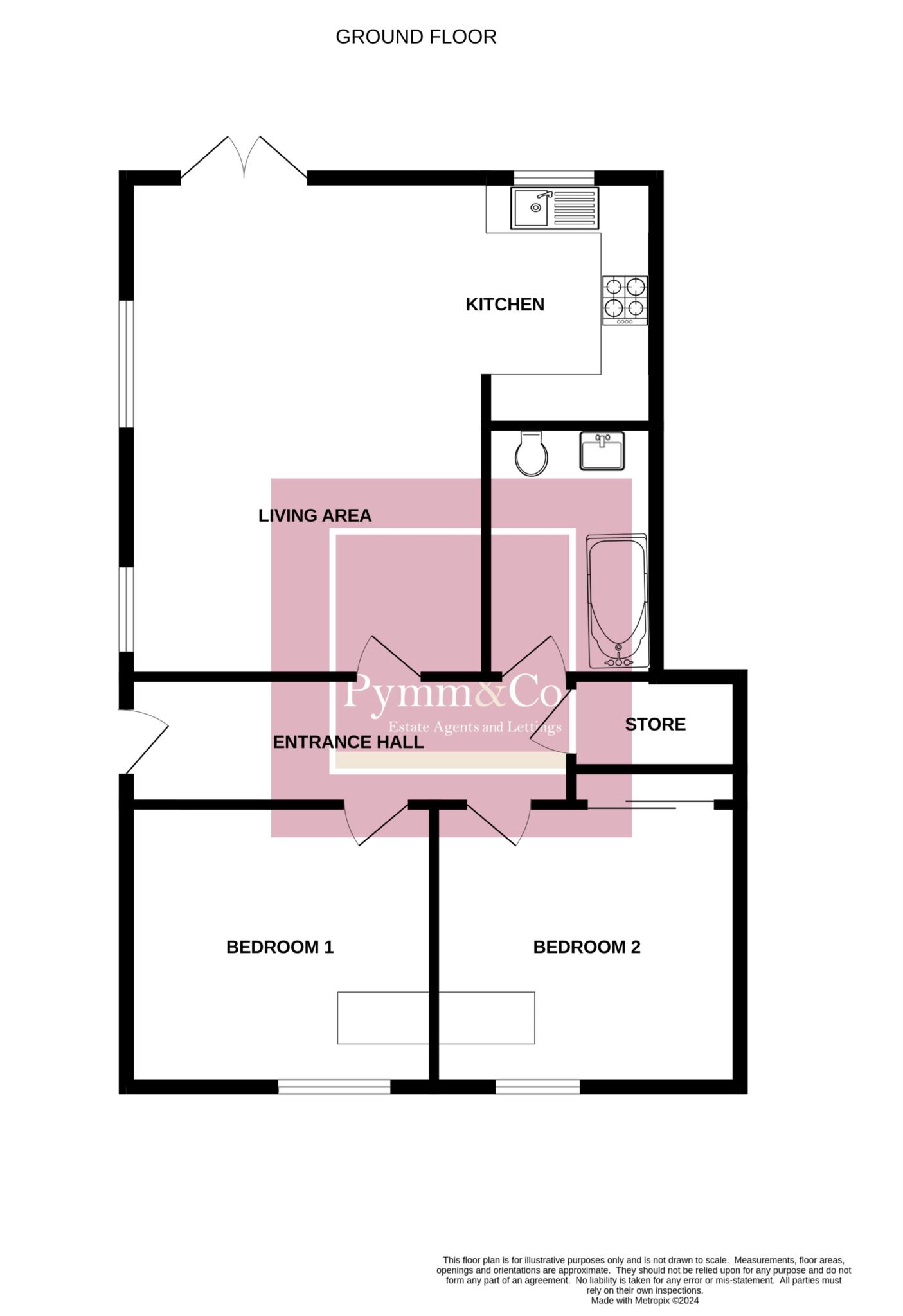 Flat 11 Eaton Place, Upton Road, Norwich floorplan