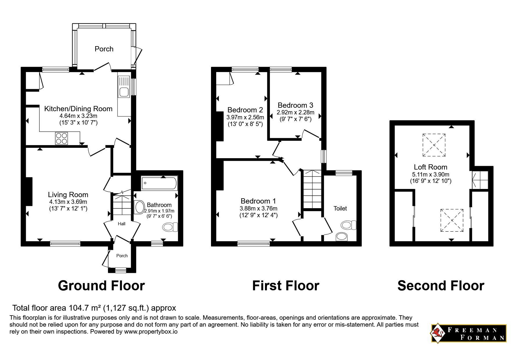 10, Bellhurst Cottages, Robertsbridge floorplan
