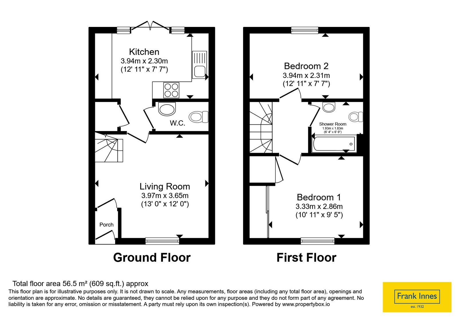 16, Squires Grove, Nottinghamshire floorplan