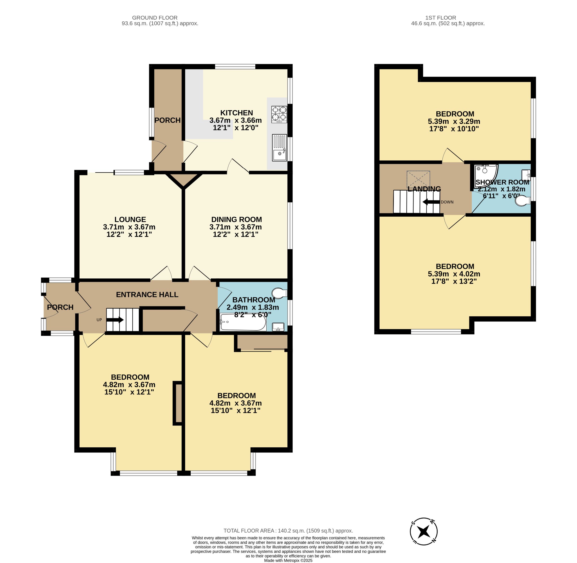 5 Great Headland Crescent, Paignton floorplan