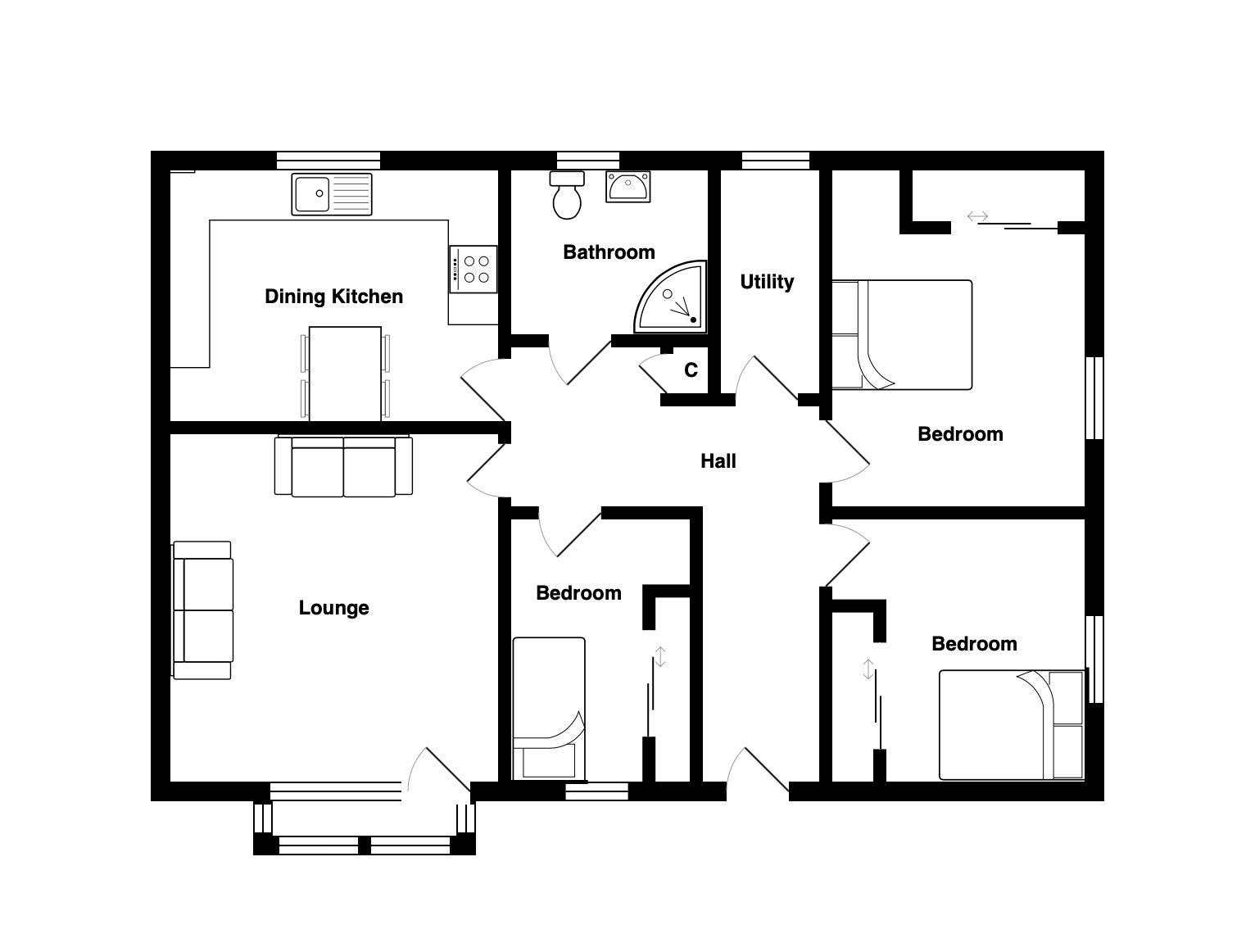 3 Bedrooms Flat for sale in Wilson Street, Airdrie ML6