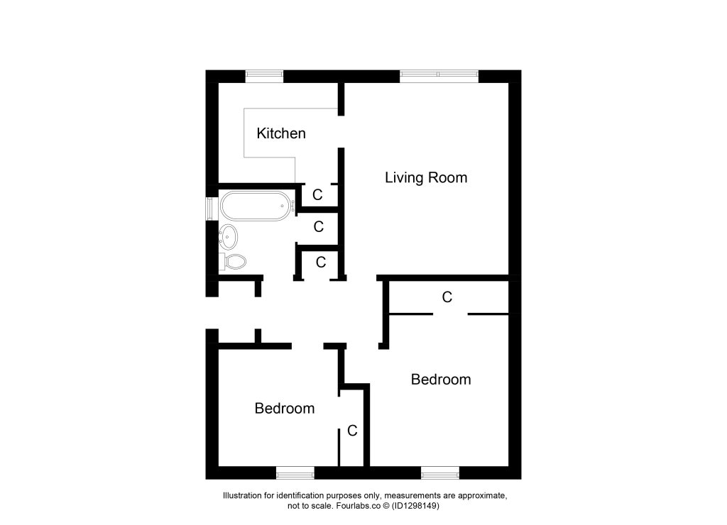 Flat 1 Beechwood, 8 Wellington Road, Nairn floorplan