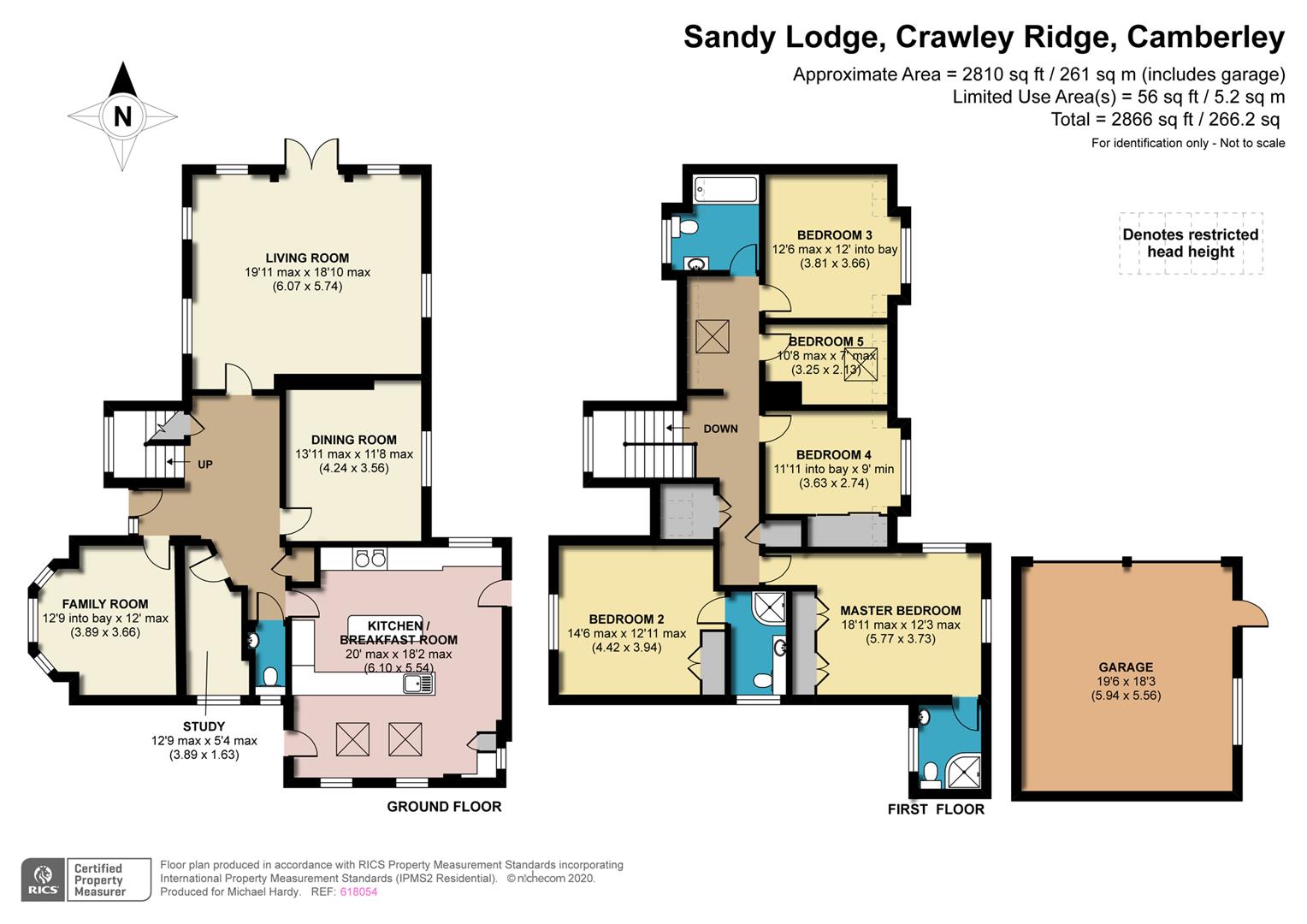 5 bed detached house for sale in Crawley Ridge, Camberley Surrey GU15