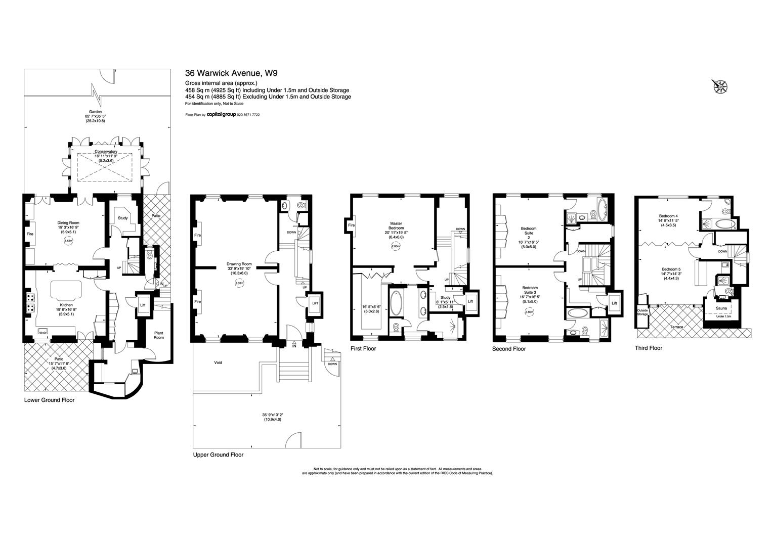 5 Bedrooms Semi-detached house for sale in Warwick Avenue, Little Venice, London W9