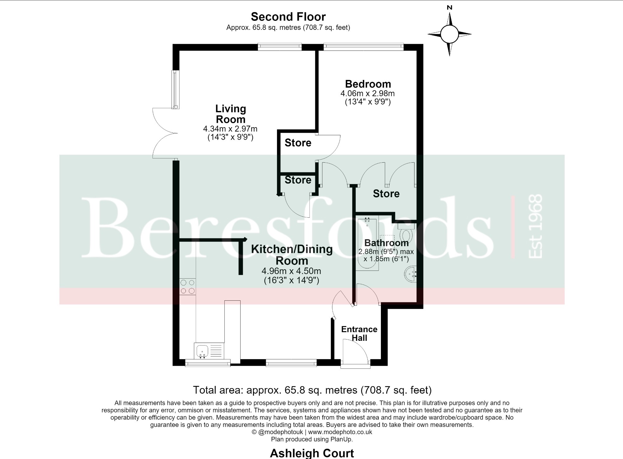 Flat 21, Ashleigh Court,, Station Lane, Essex floorplan