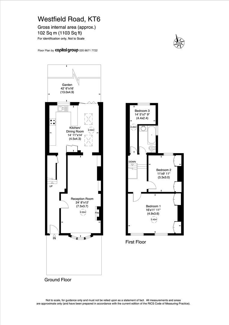 8, Westfield Road, Surbiton, Kingston Upon Thames floorplan