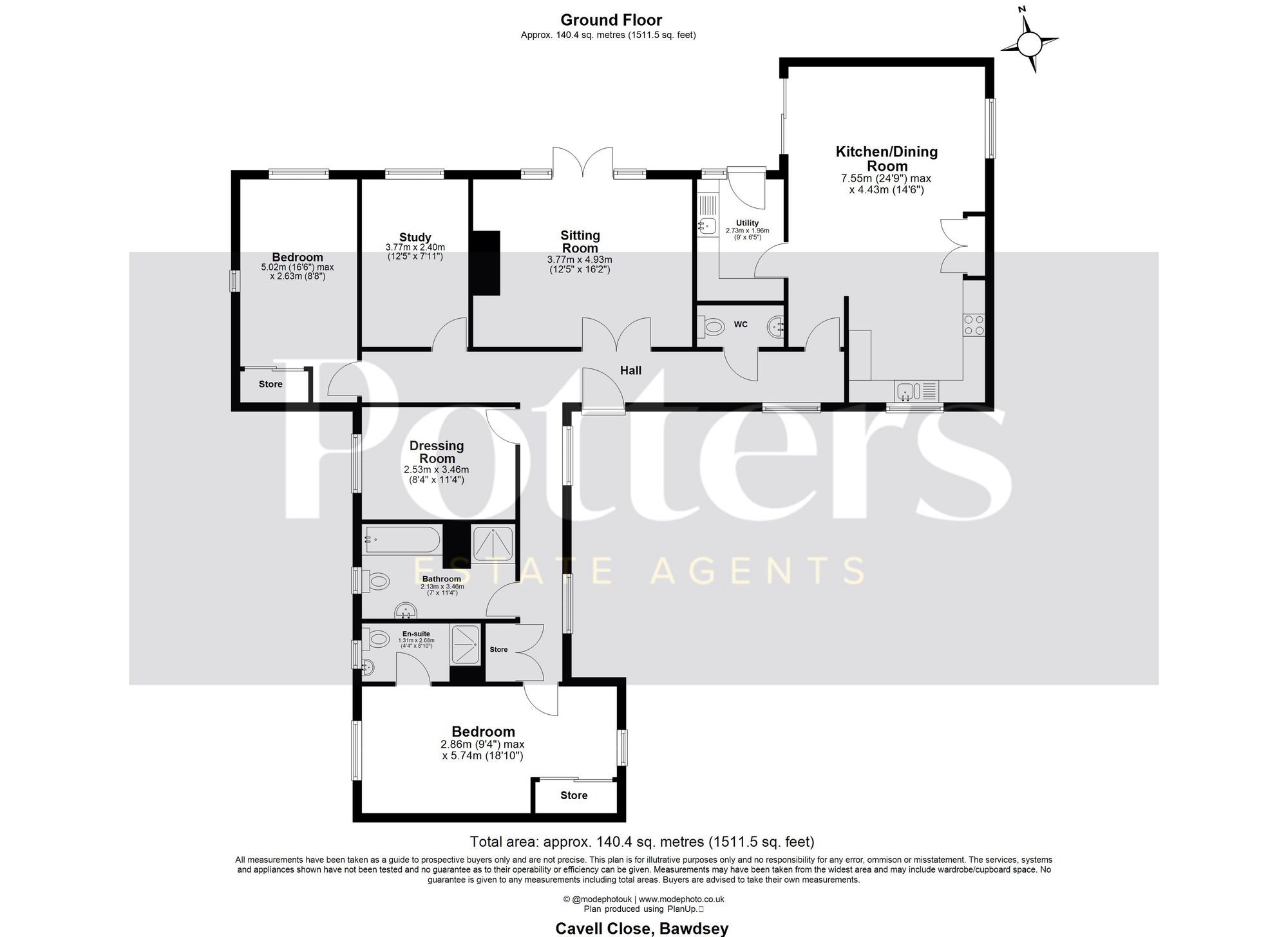 2 Cavell Close, Woodbridge floorplan