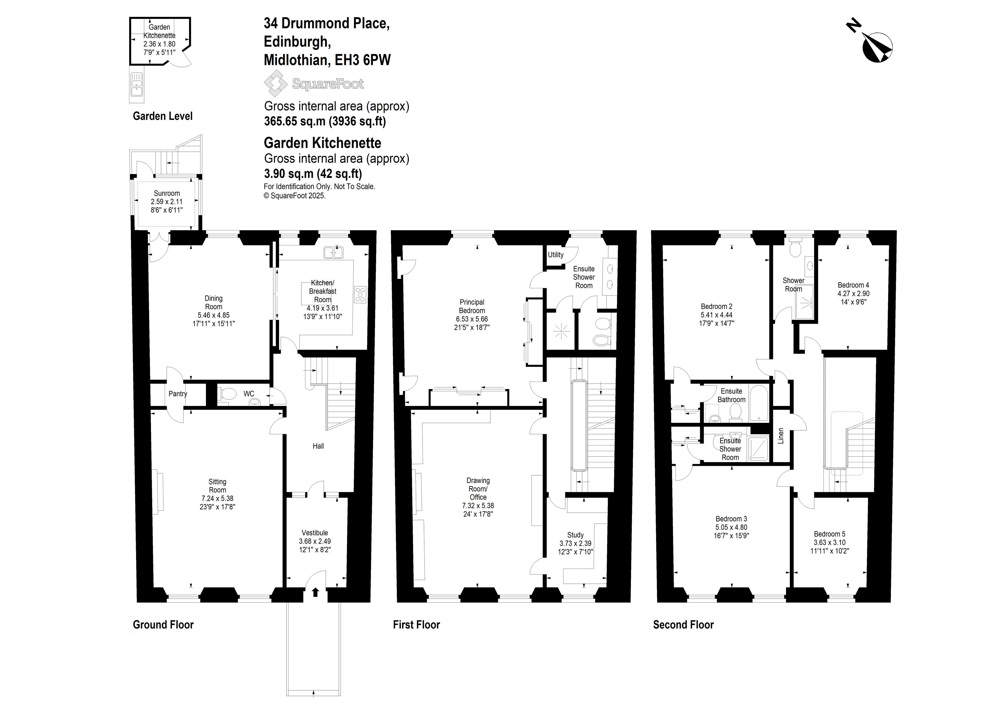 34, Drummond Place, Edinburgh floorplan