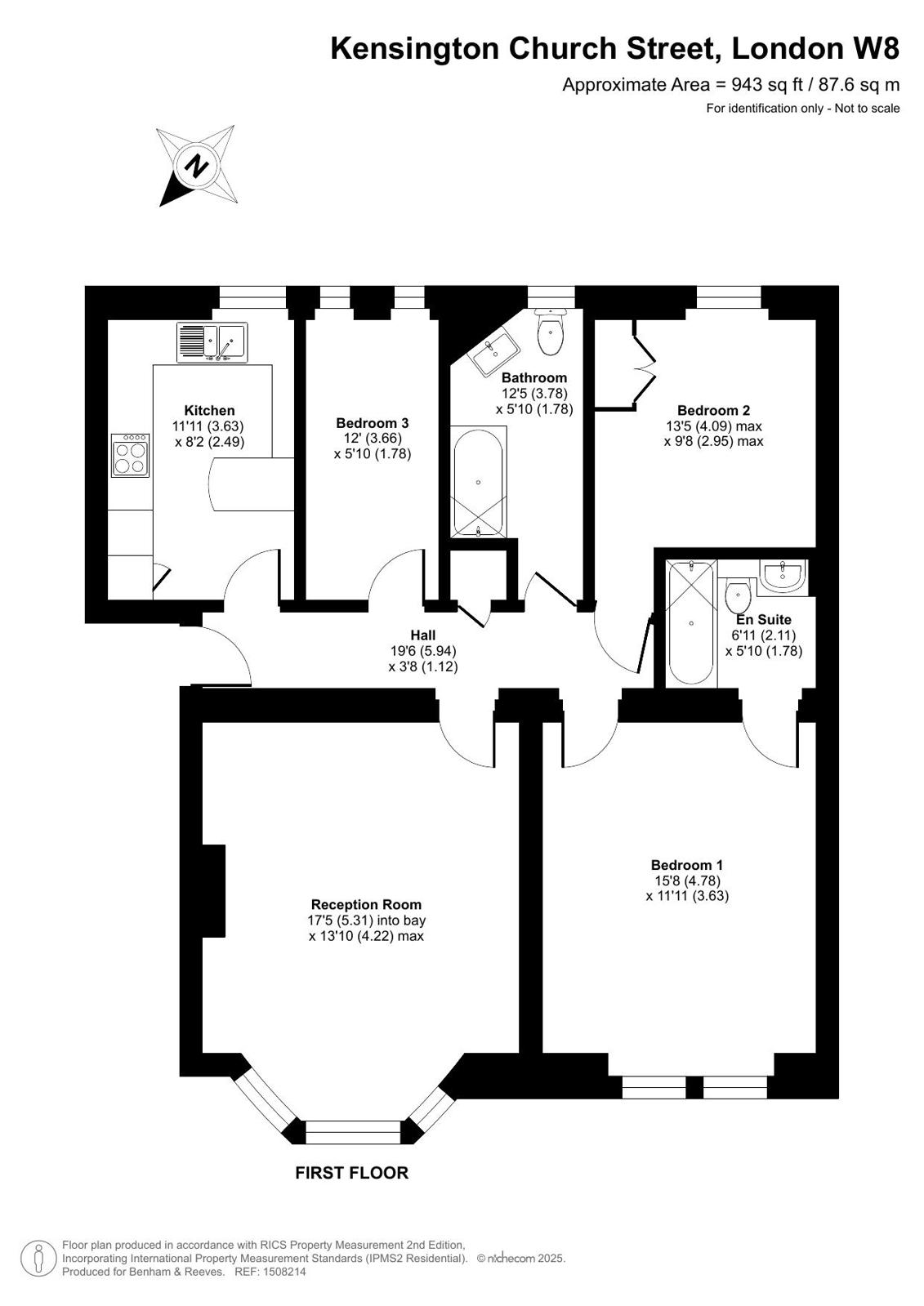 Flat 48, Bullingham Mansions,, Kensington Church Street, Kensington floorplan