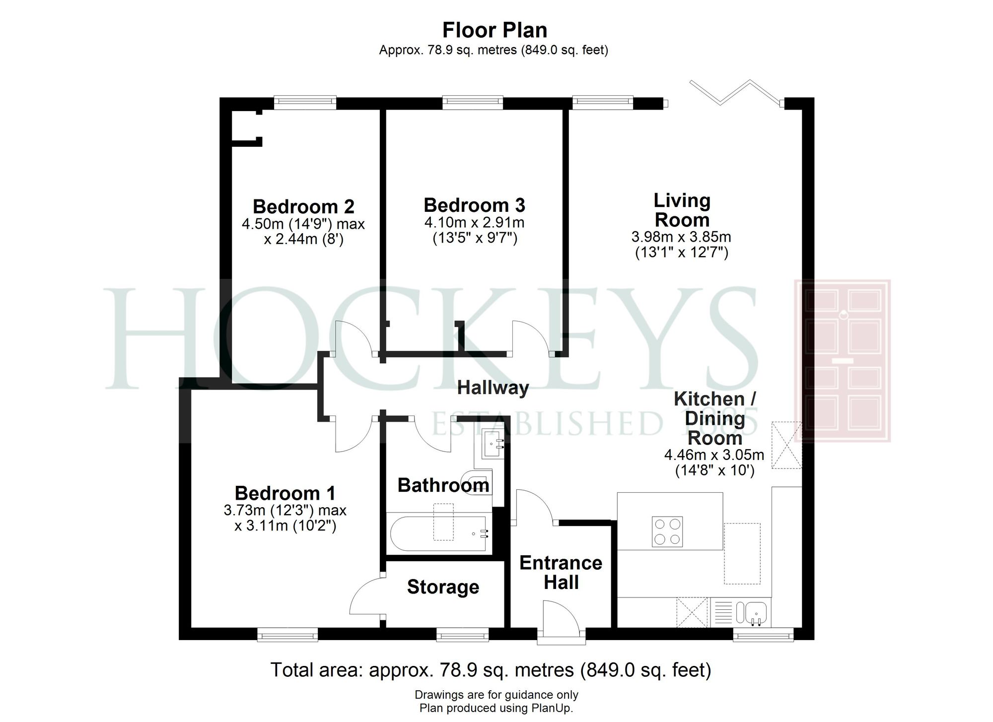 13 Church Close, Cambridge floorplan