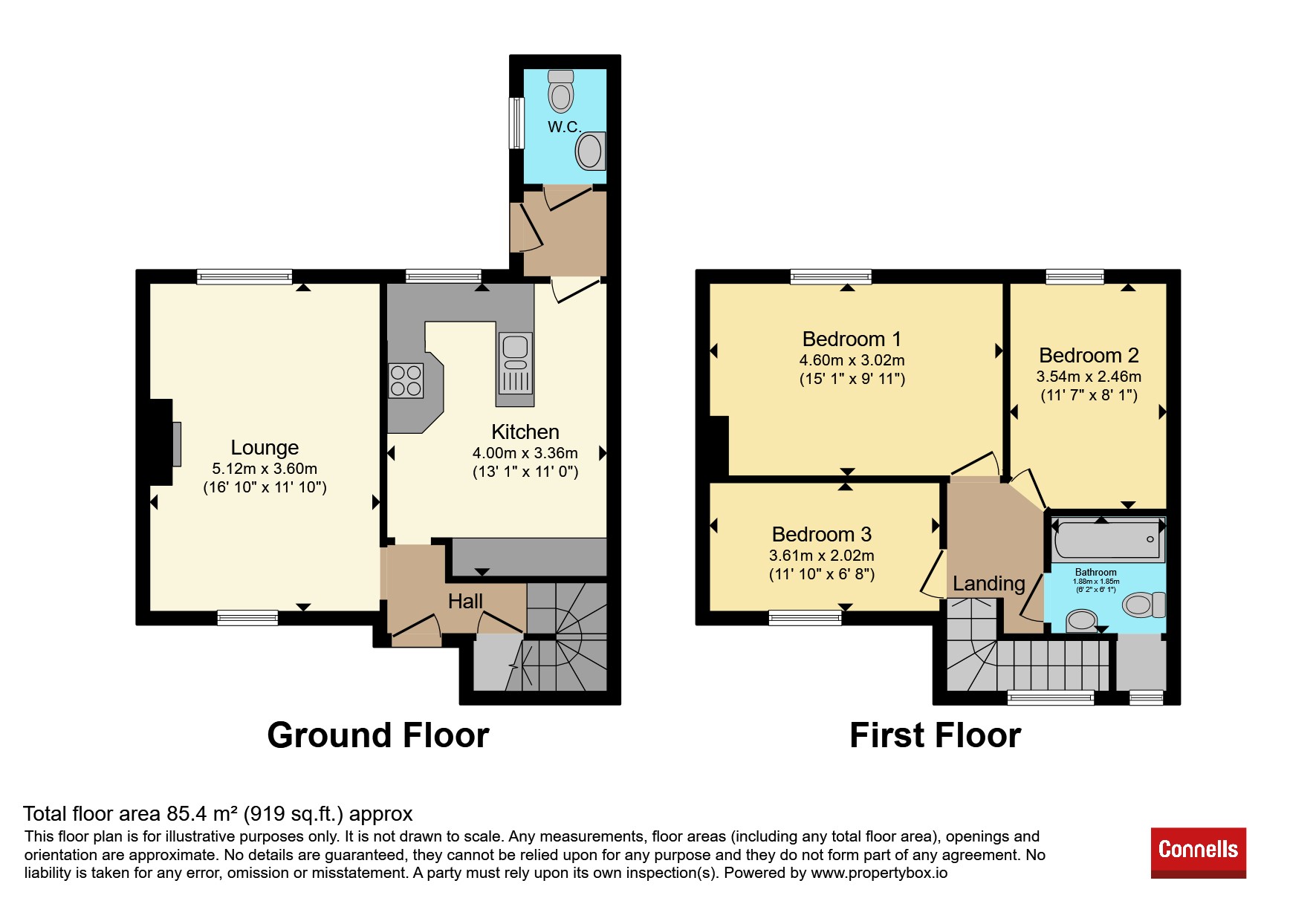 10, Symonds Street, Hereford floorplan