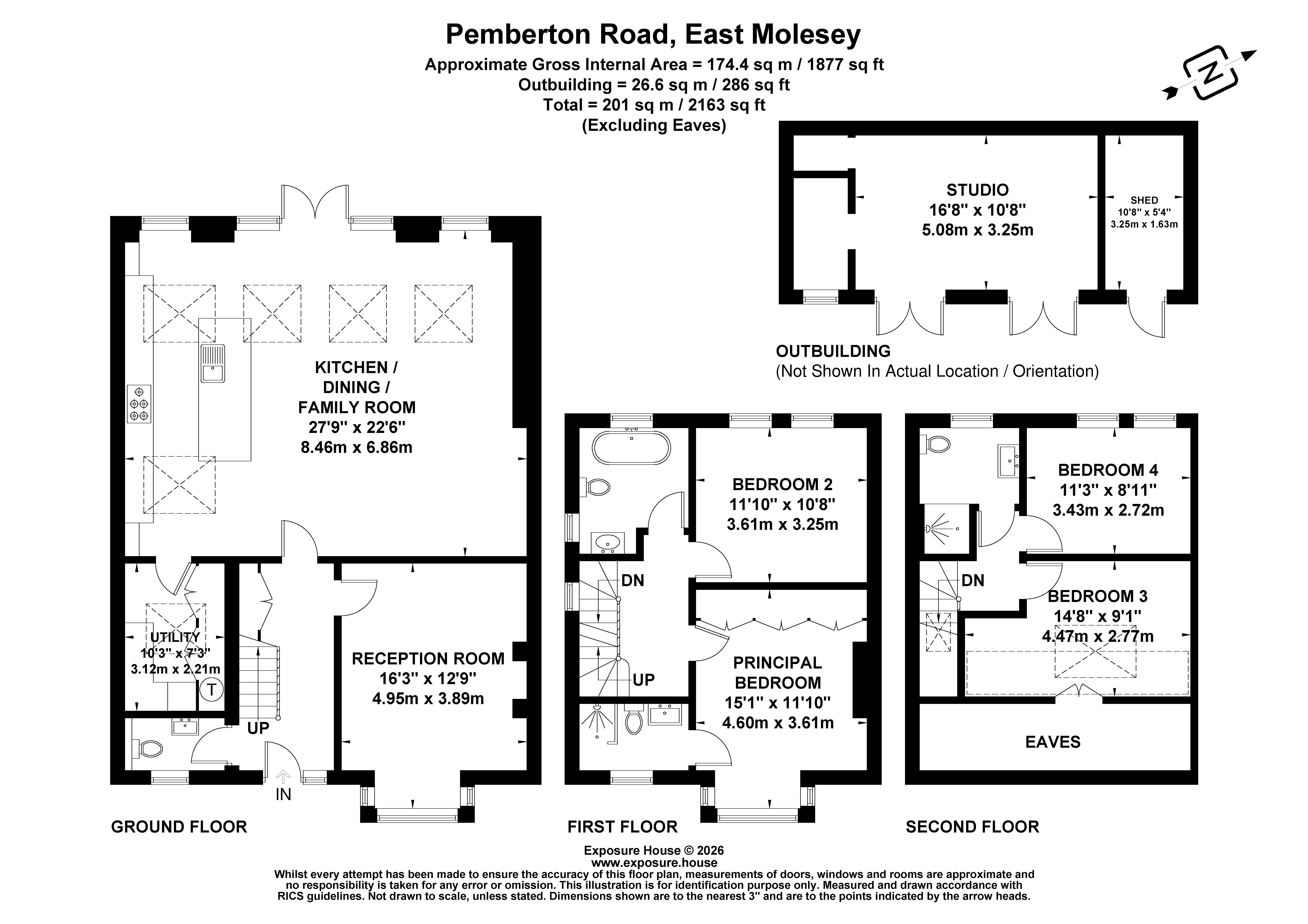 50, Pemberton Road, Surrey floorplan