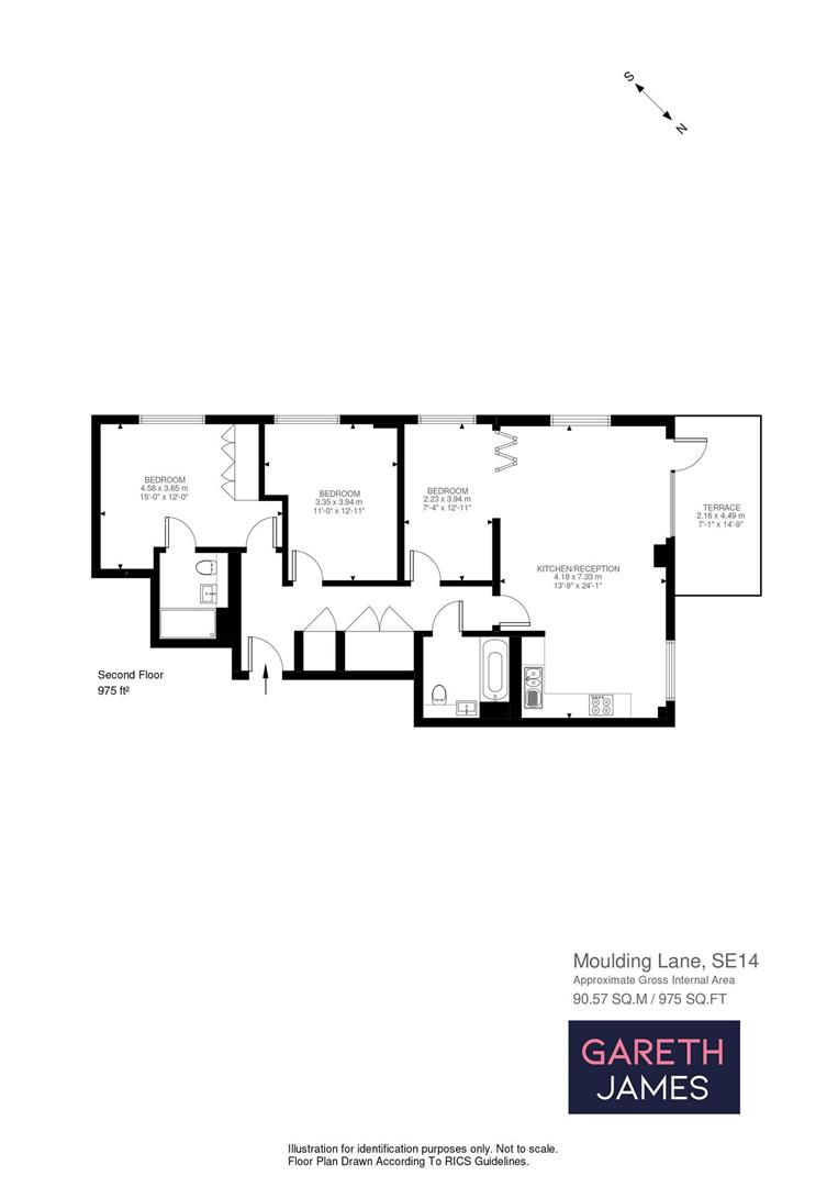 10 Quartz Apartments, Moulding Lane, London floorplan