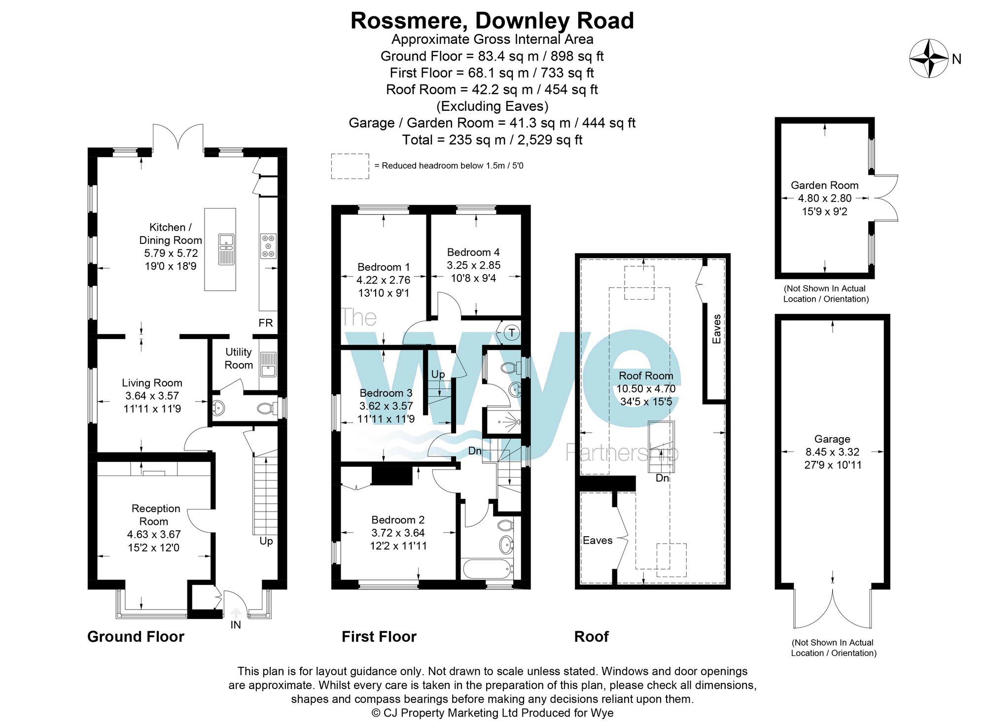 Rossmere Downley Road, High Wycombe floorplan