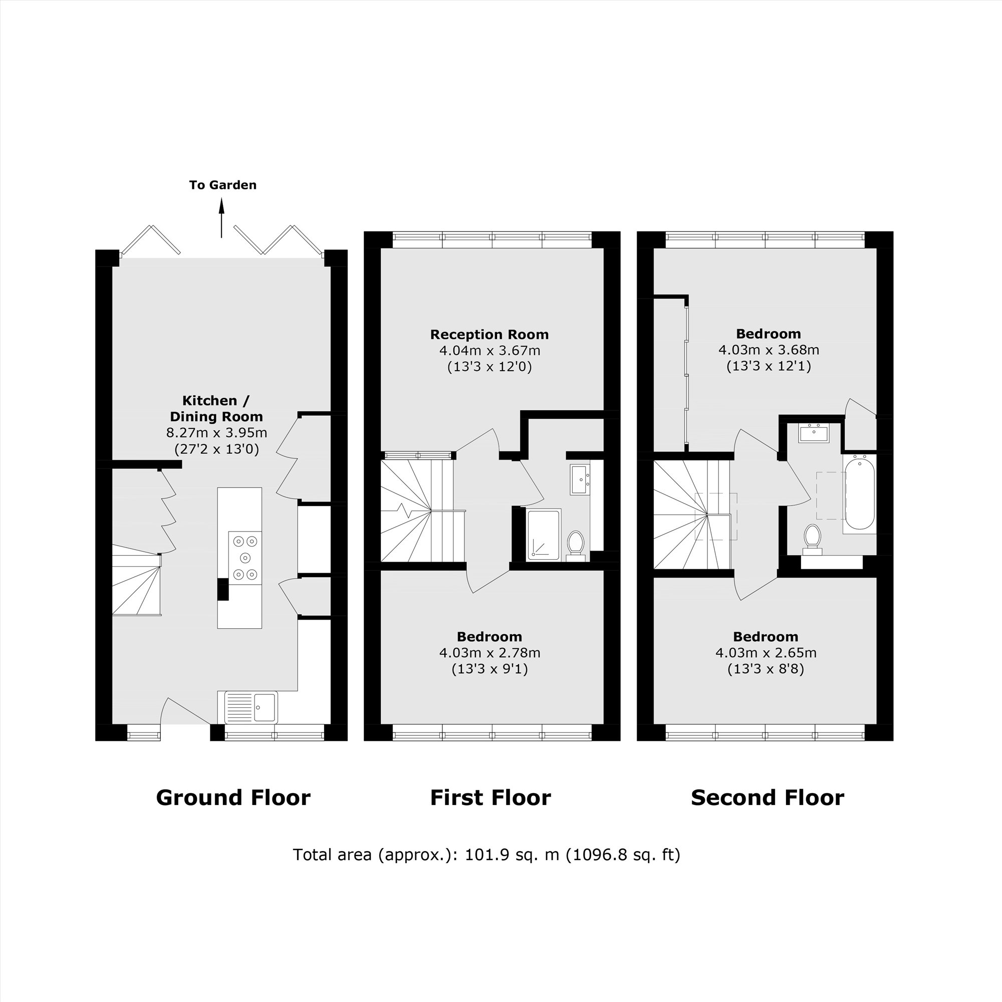 11, Fairlawns, East Twickenham floorplan