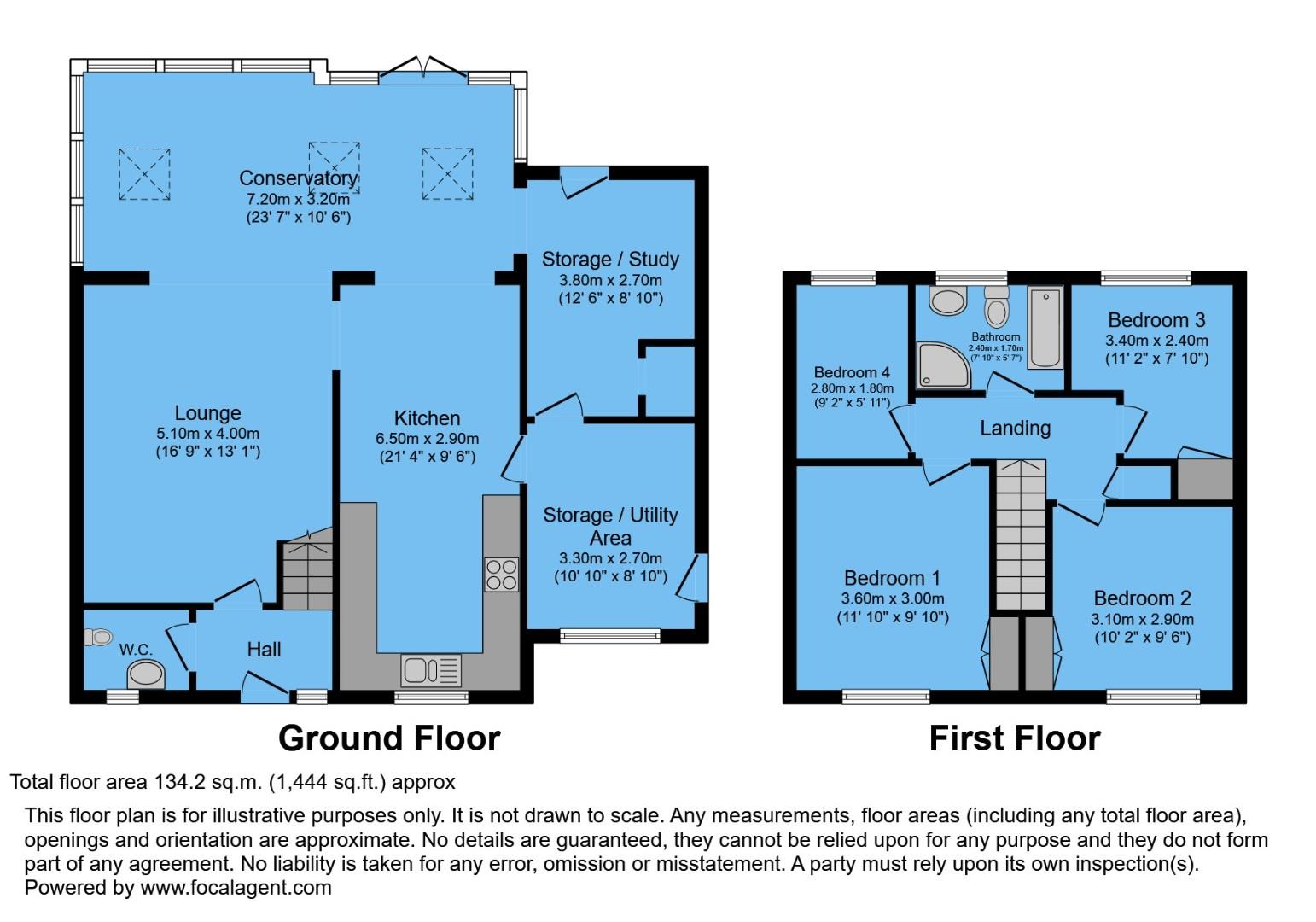 123, King Street, Chesterfield floorplan