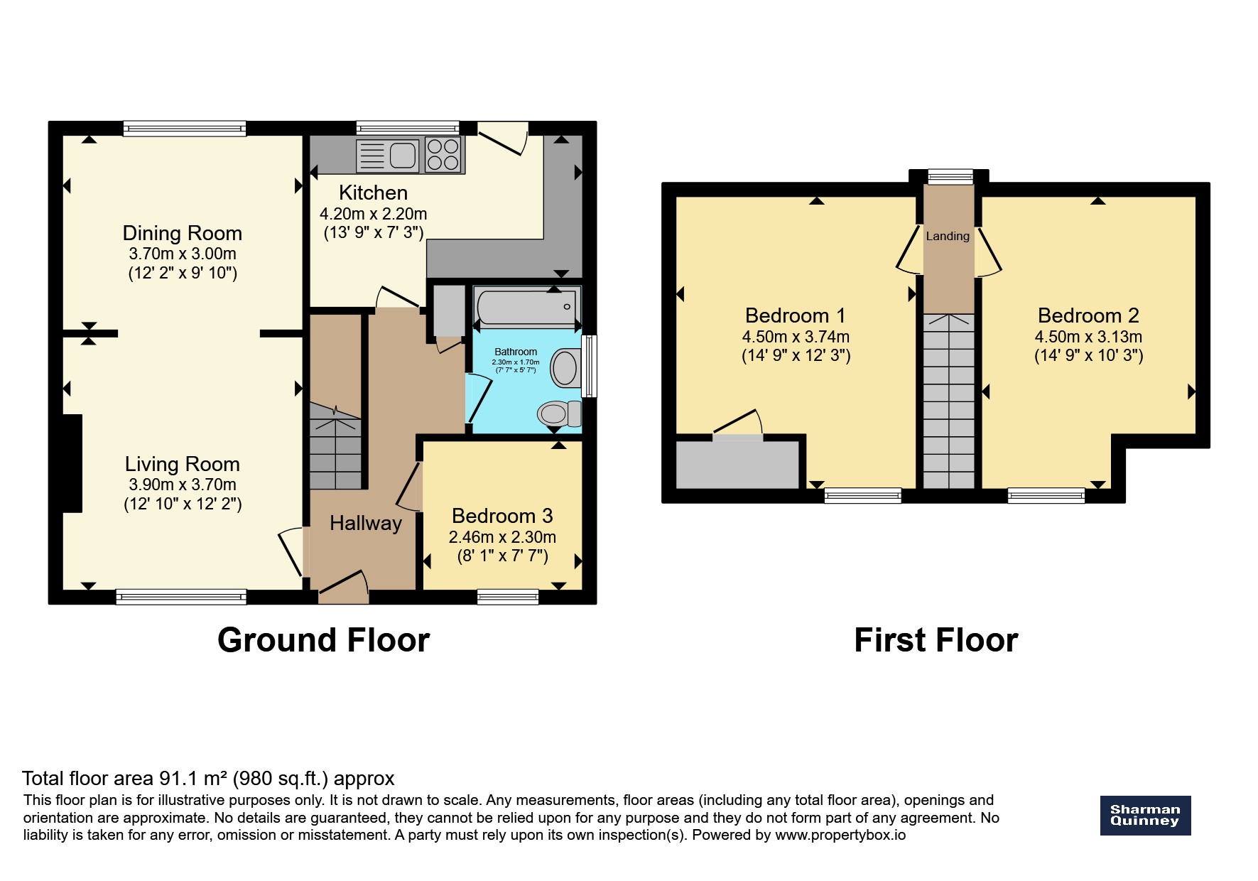5, Eyebrook Gardens, PETERBOROUGH floorplan