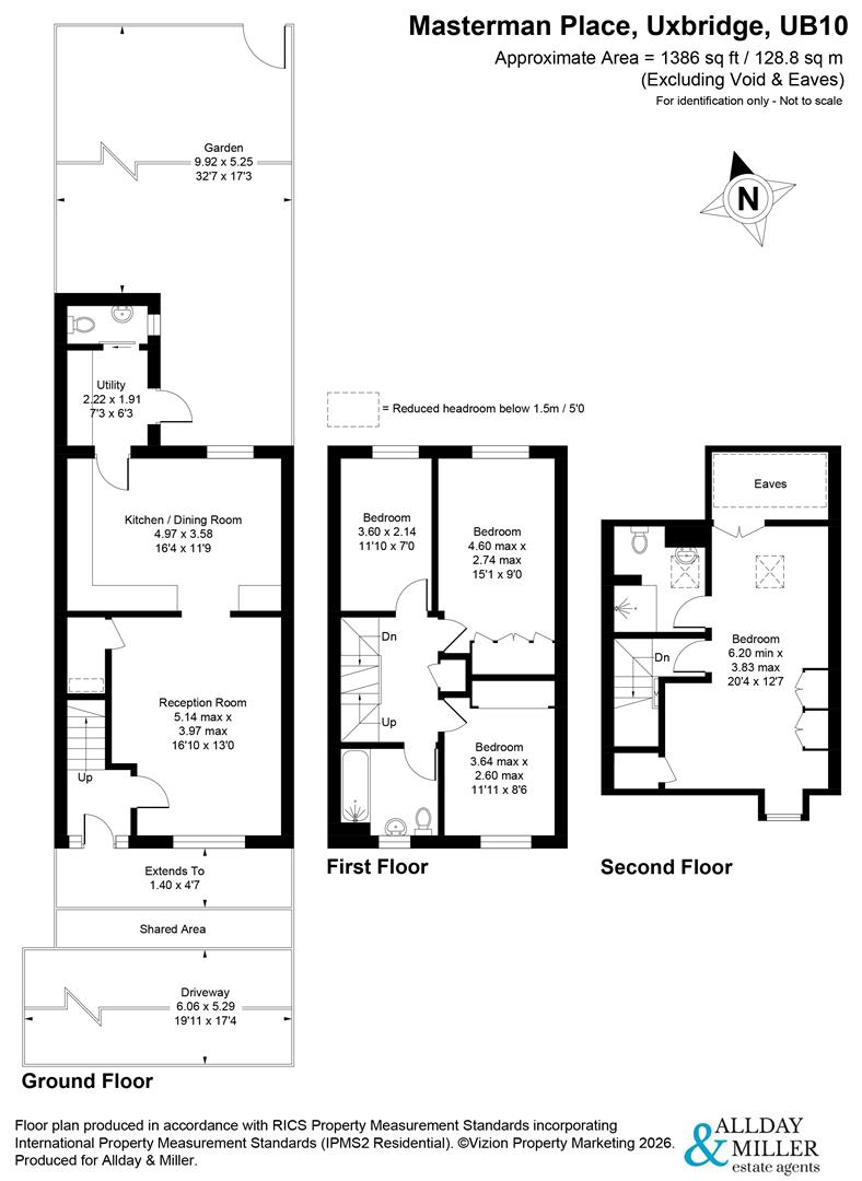 44, Masterman Place, Uxbridge floorplan