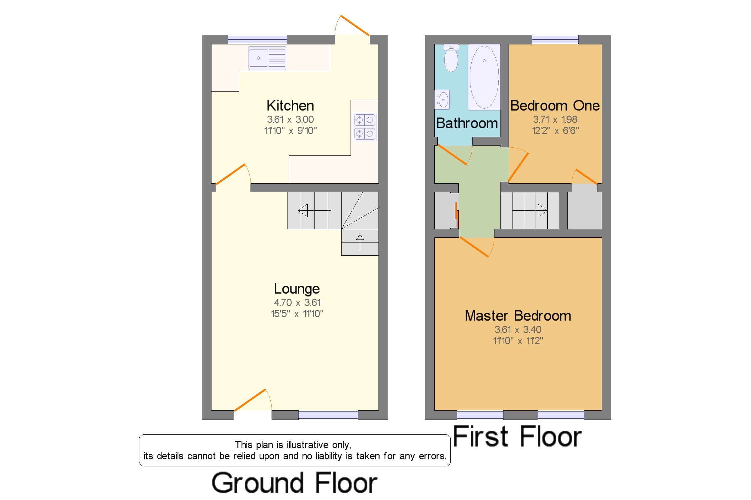 2 Bedrooms Terraced house for sale in Hudson Court, Victoria Street, Dunstable, Bedfordshire LU6