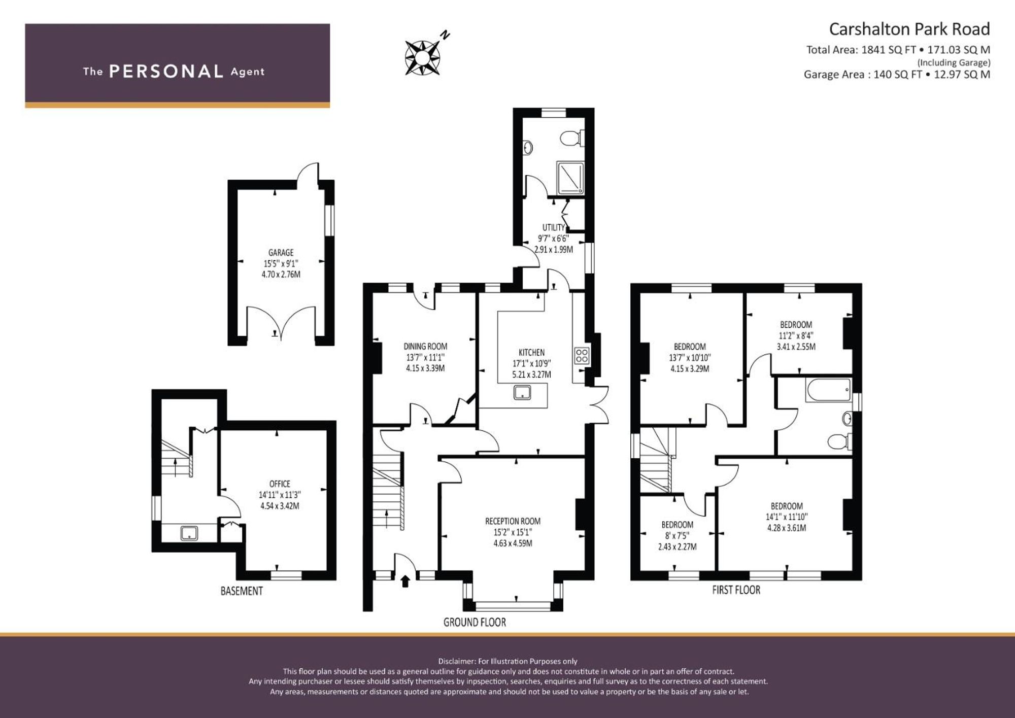 68 Carshalton Park Road, Carshalton floorplan